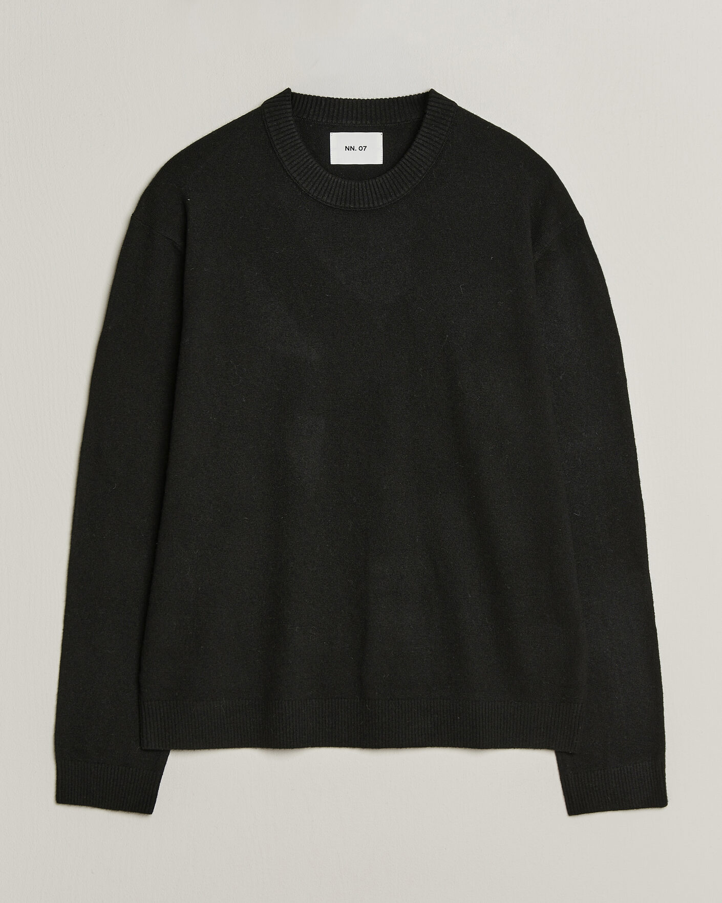 Herre | Trøjer | NN07 | Raz Lambswool Knitted Sweater Black