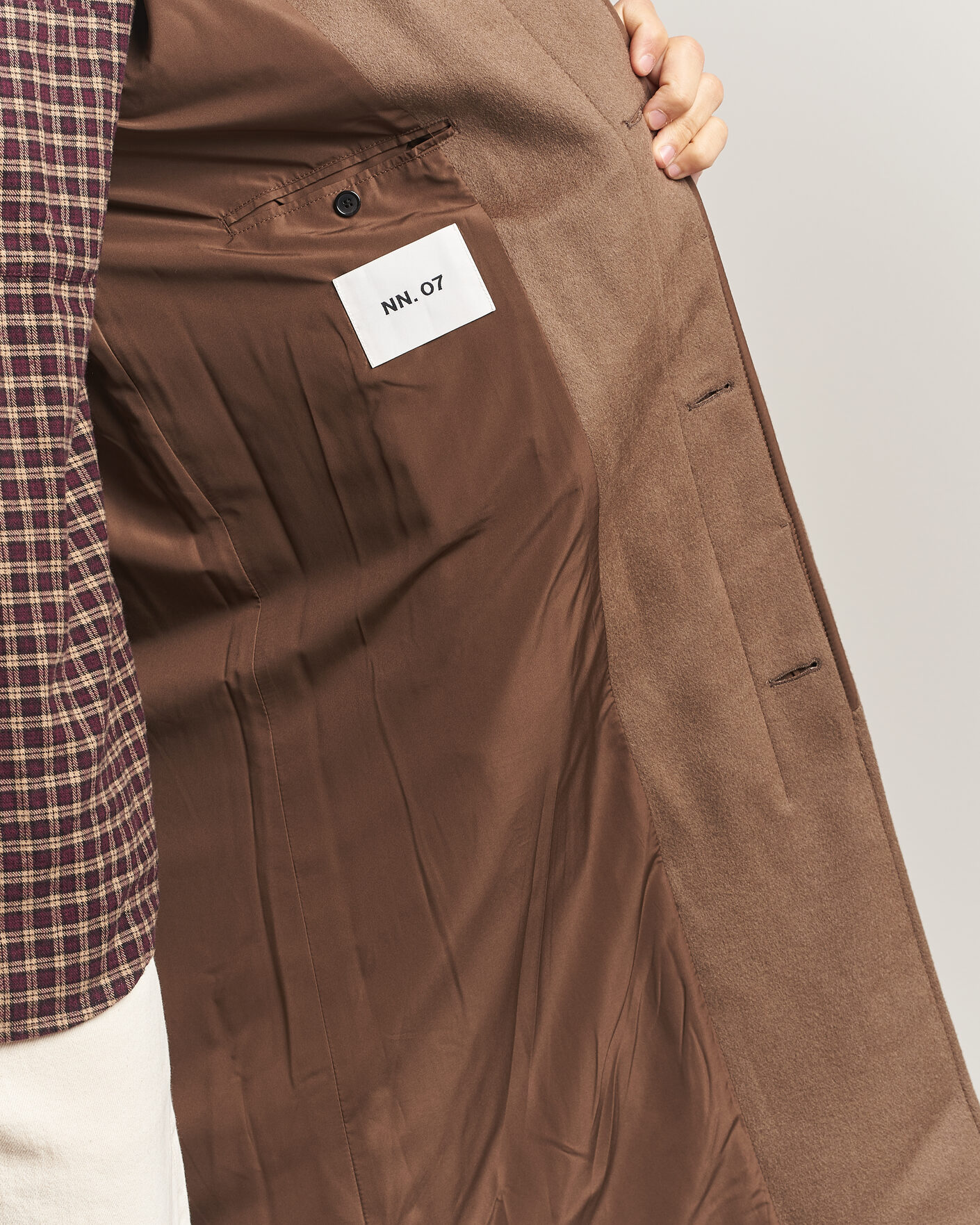 Herre | Jakker | NN07 | Gibson Wool/Cashmere Coat Desert Clay