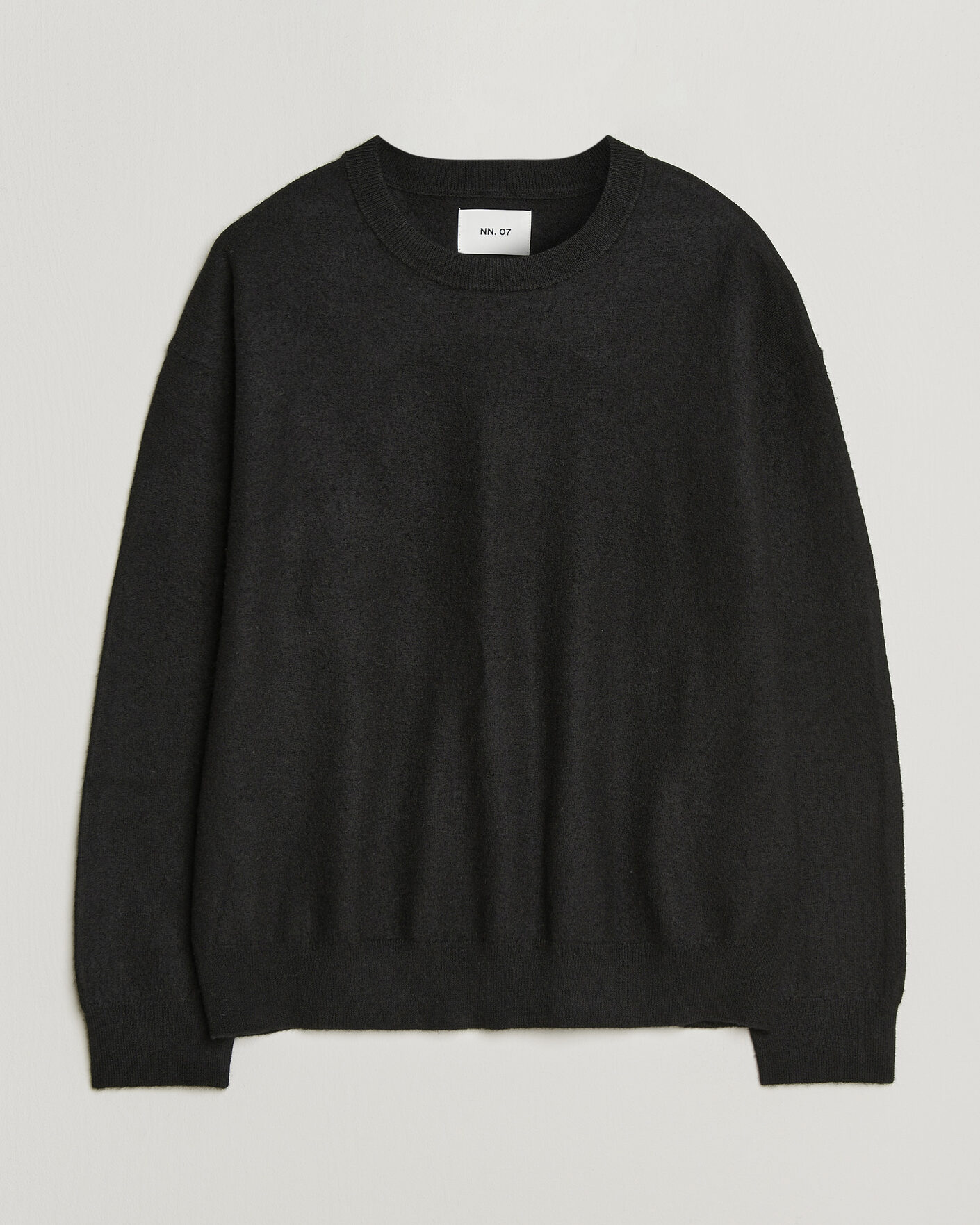 Herre | Trøjer | NN07 | Jasper Soft Boiled Wool Sweater Black