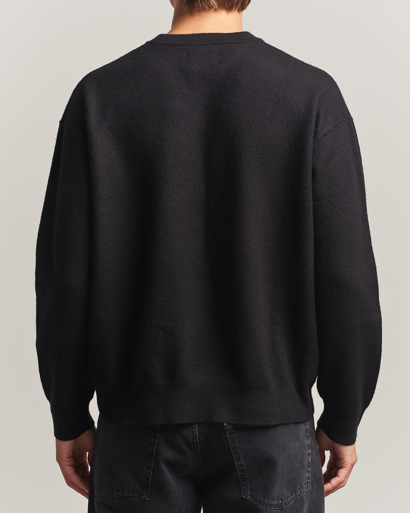 Herre | Trøjer | NN07 | Jasper Soft Boiled Wool Sweater Black