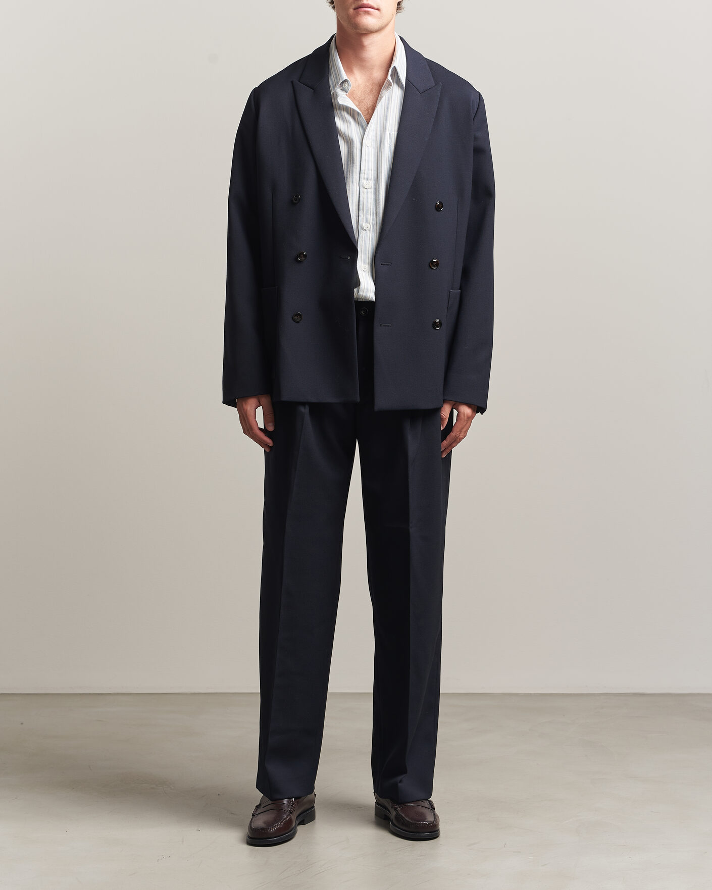 Herre | Blazere & jakker | NN07 | Jordin Wool Double Breasted Blazer Deep Navy