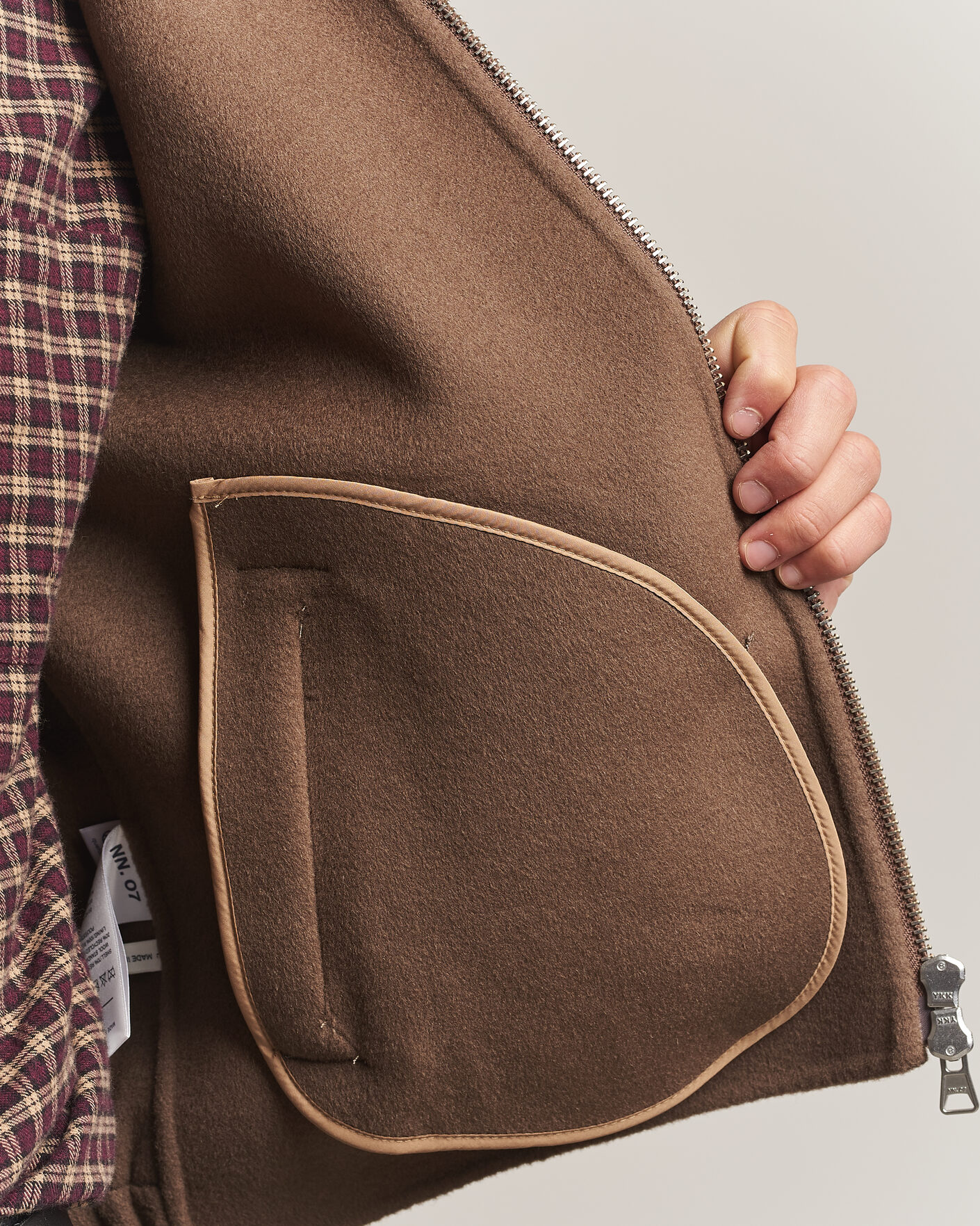 Herre | Jakker | NN07 | Arlo Wool Jacket Desert Clay