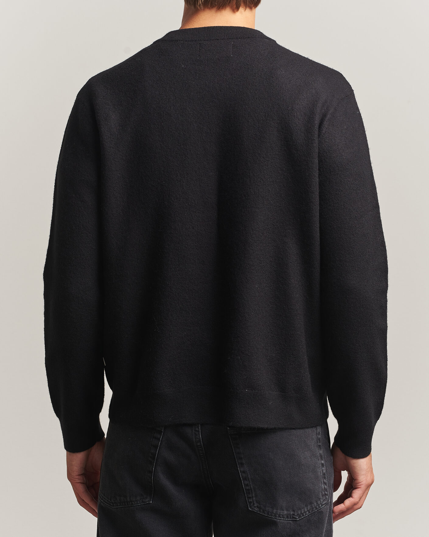 Herre | Trøjer | NN07 | Jasper Soft Boiled Wool Cardigan Black