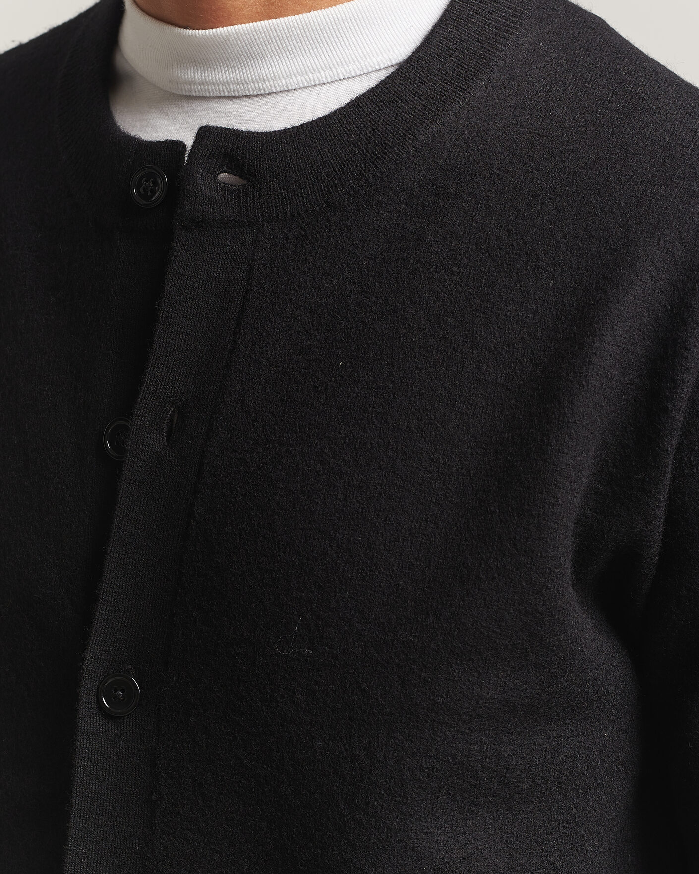 Herre | Trøjer | NN07 | Jasper Soft Boiled Wool Cardigan Black