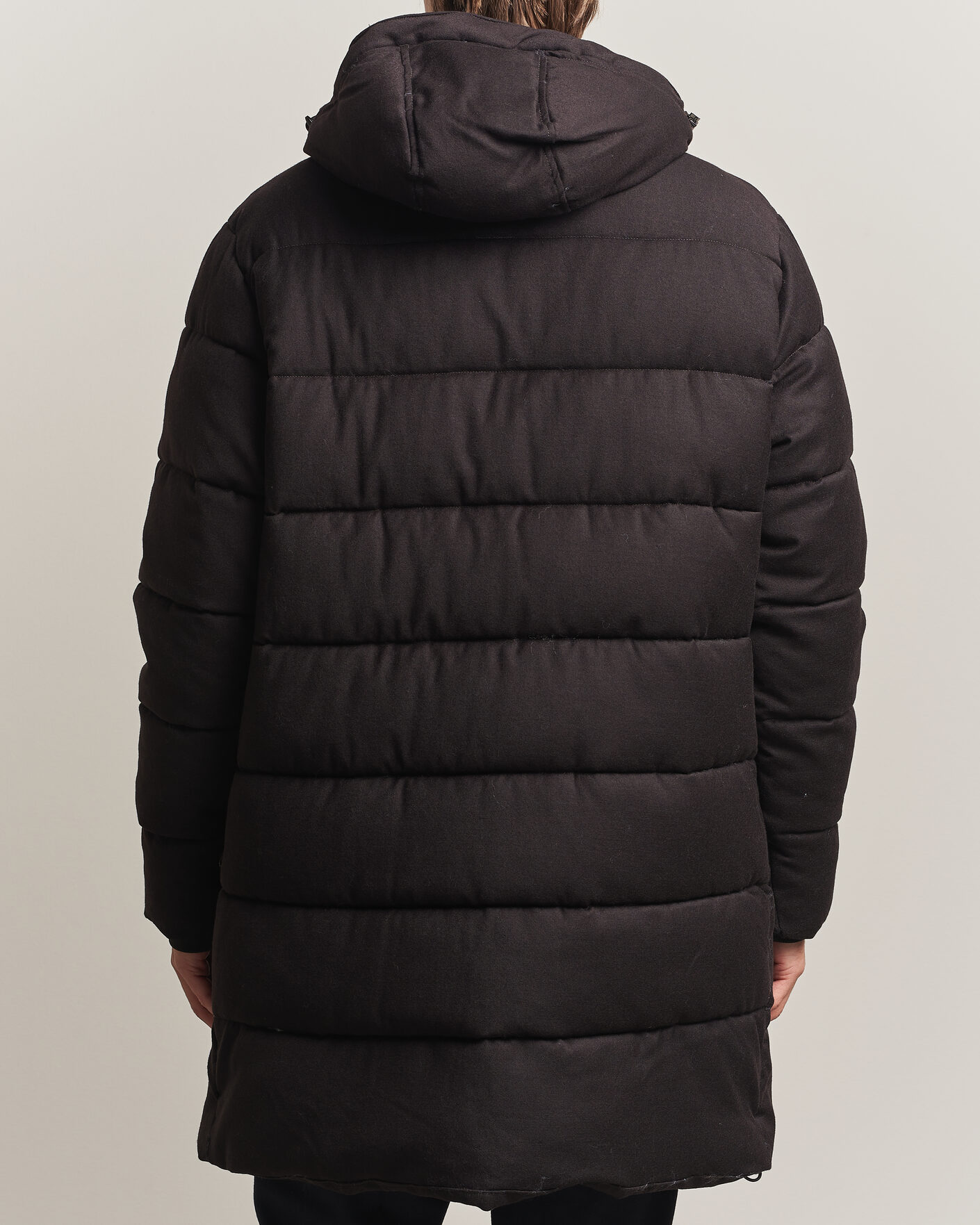 Herre | Jakker | Oscar Jacobson | Padded Flannel Parka Brown
