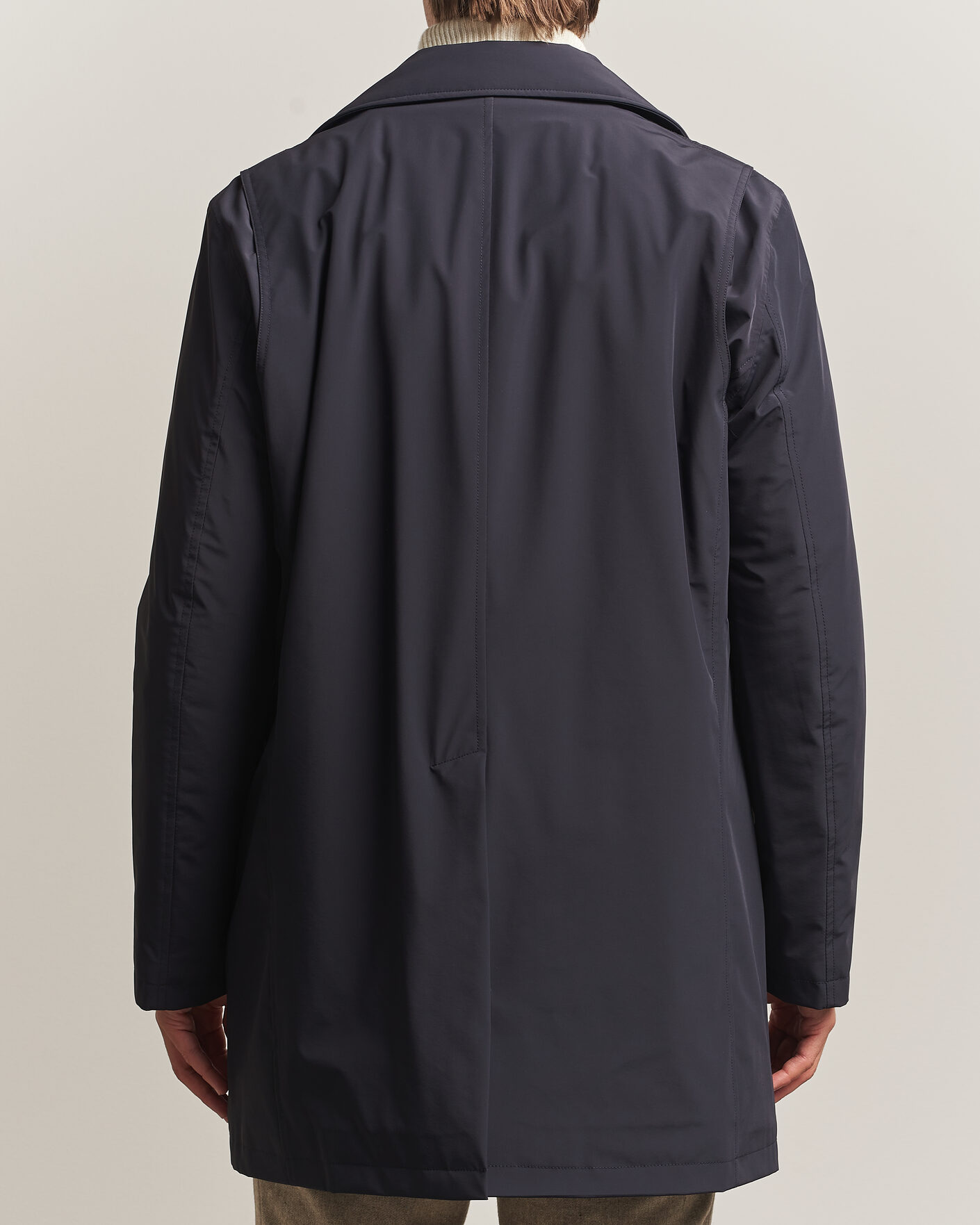 Herre | Jakker | Oscar Jacobson | Zipped Padded Car Coat Navy