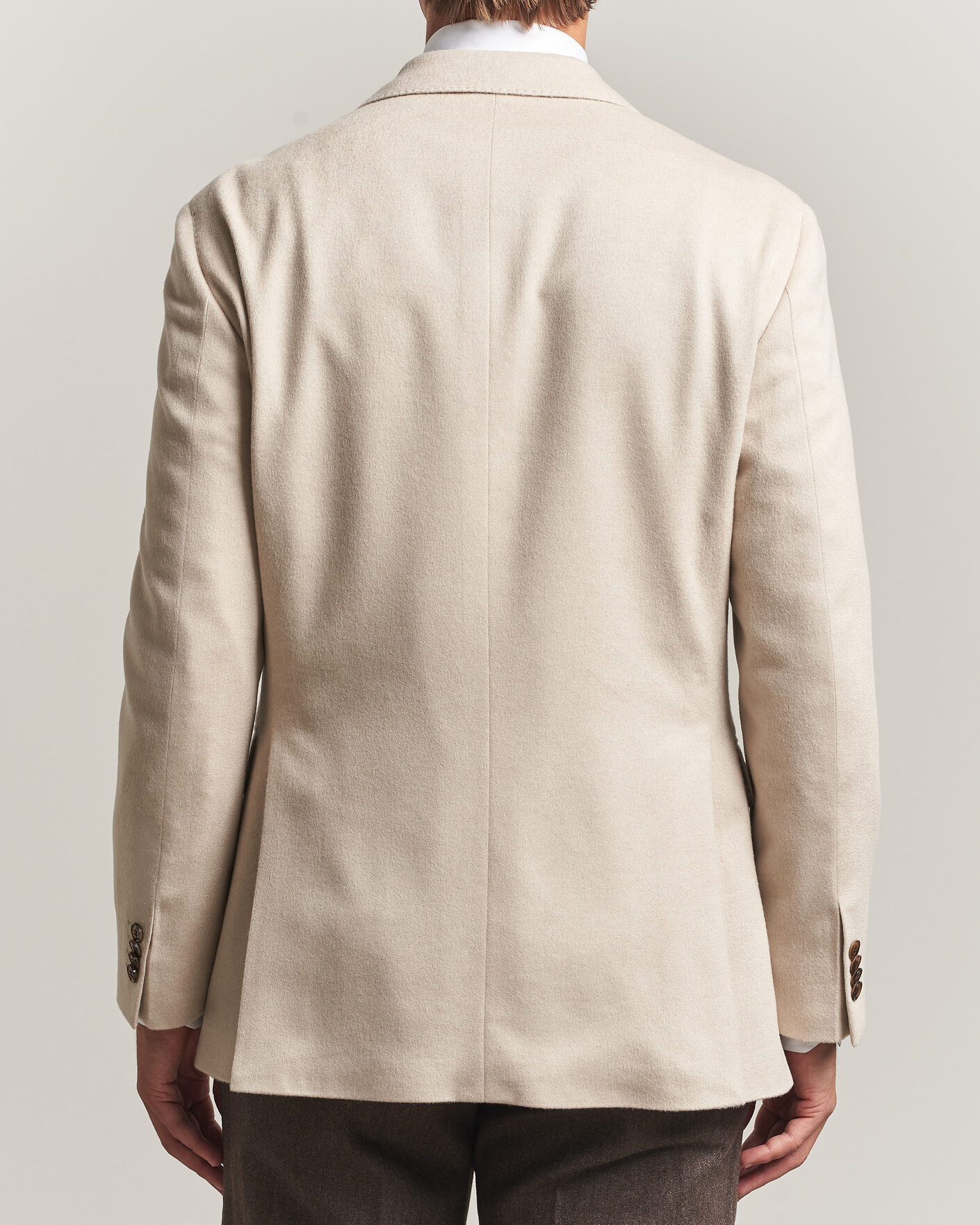 Herre | Blazere & jakker | Oscar Jacobson | Richard Wool/Cashmere DB Blazer Creme