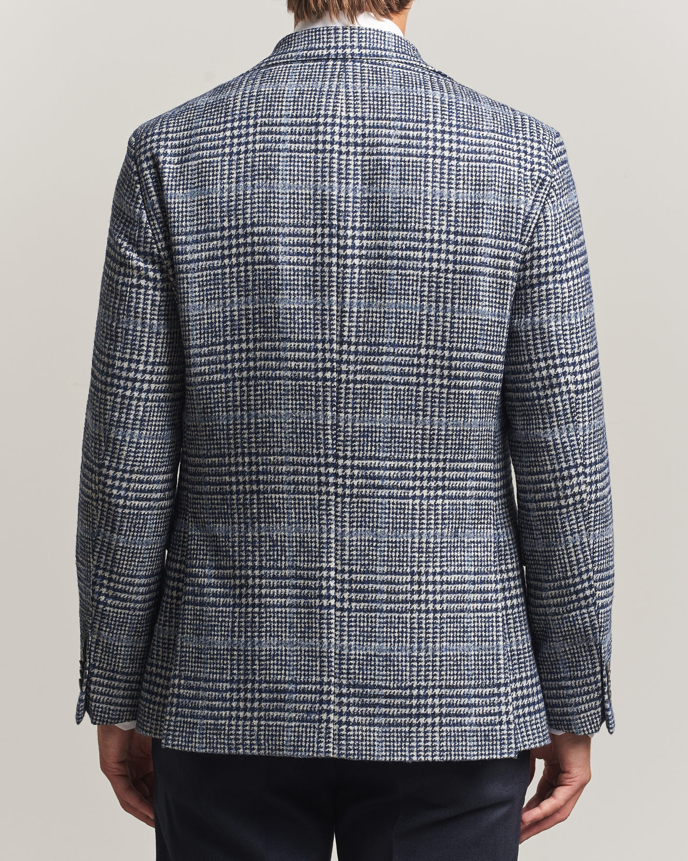 Herre | Blazere & jakker | Oscar Jacobson | Fogerty Checked Wool/Alpaca Blazer Blue