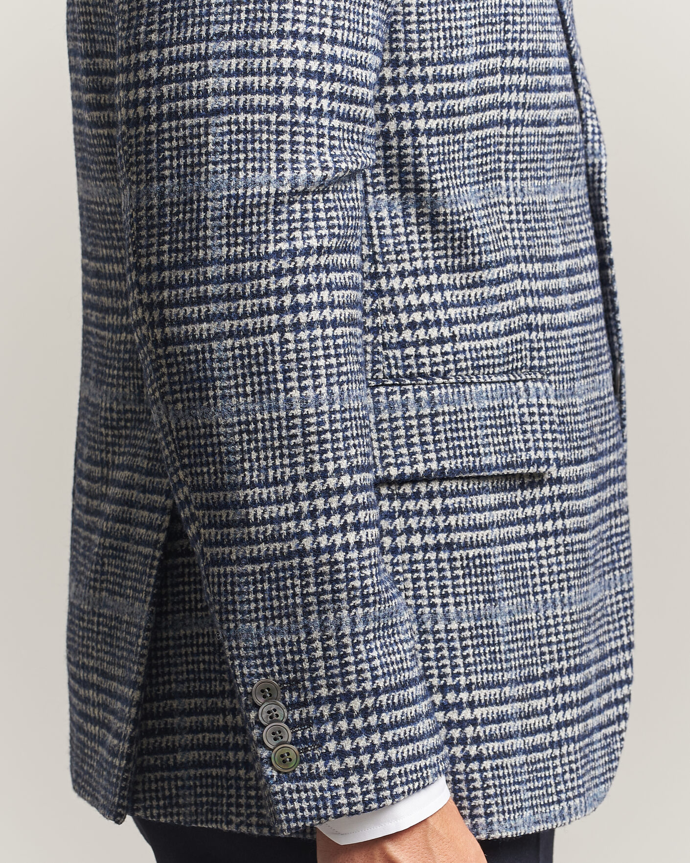 Herre | Blazere & jakker | Oscar Jacobson | Fogerty Checked Wool/Alpaca Blazer Blue