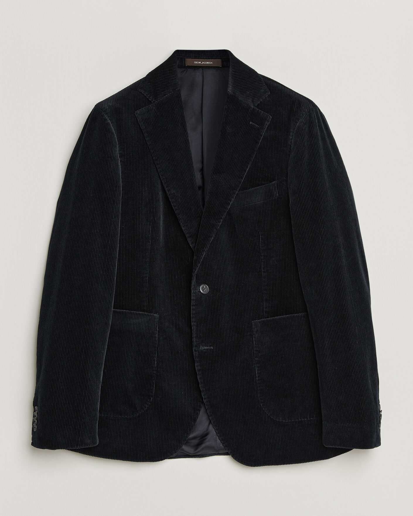 Herre | Blazere & jakker | Oscar Jacobson | Fogerty Patch Pocket Cord Blazer Navy