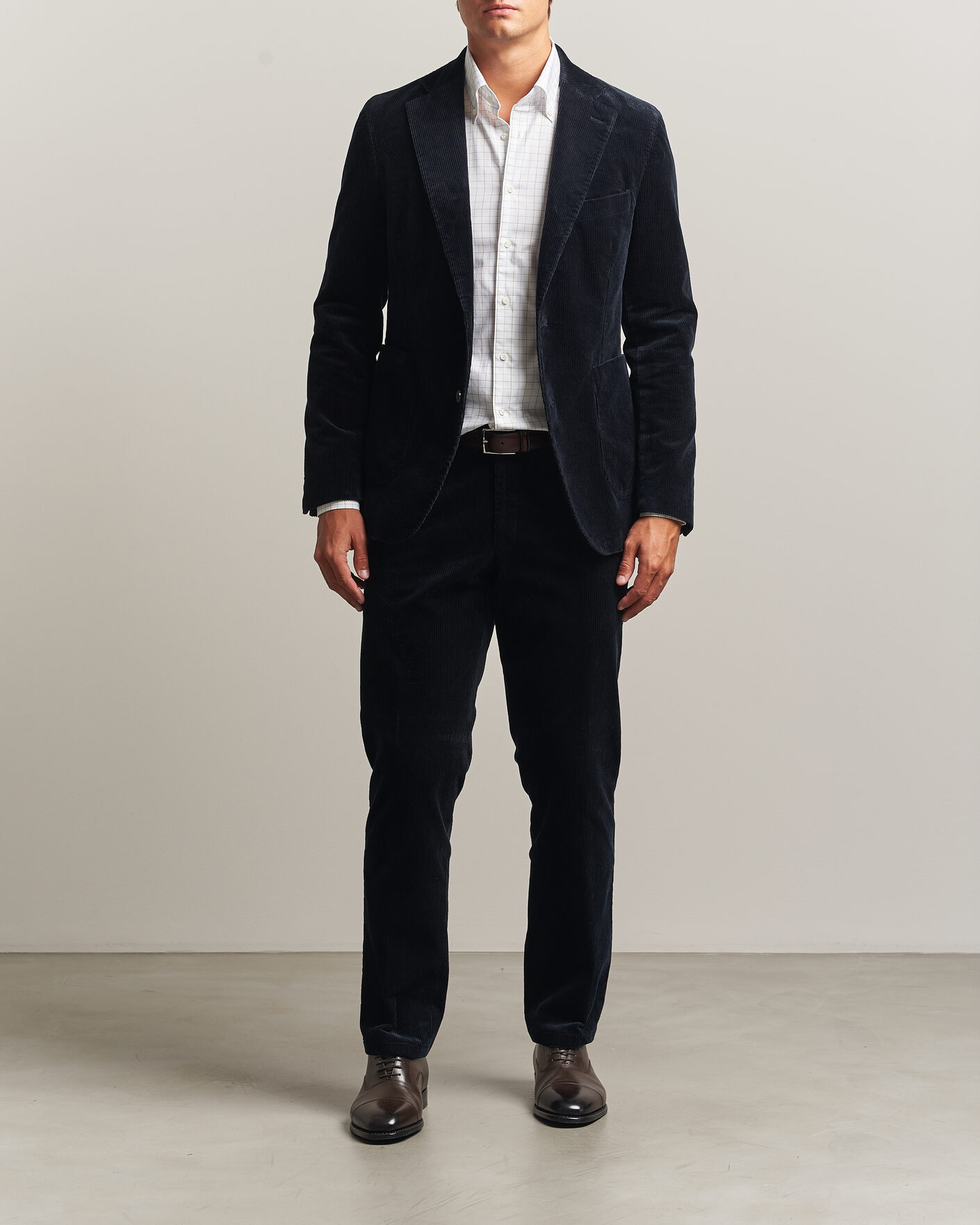 Herre | Blazere & jakker | Oscar Jacobson | Fogerty Patch Pocket Cord Blazer Navy
