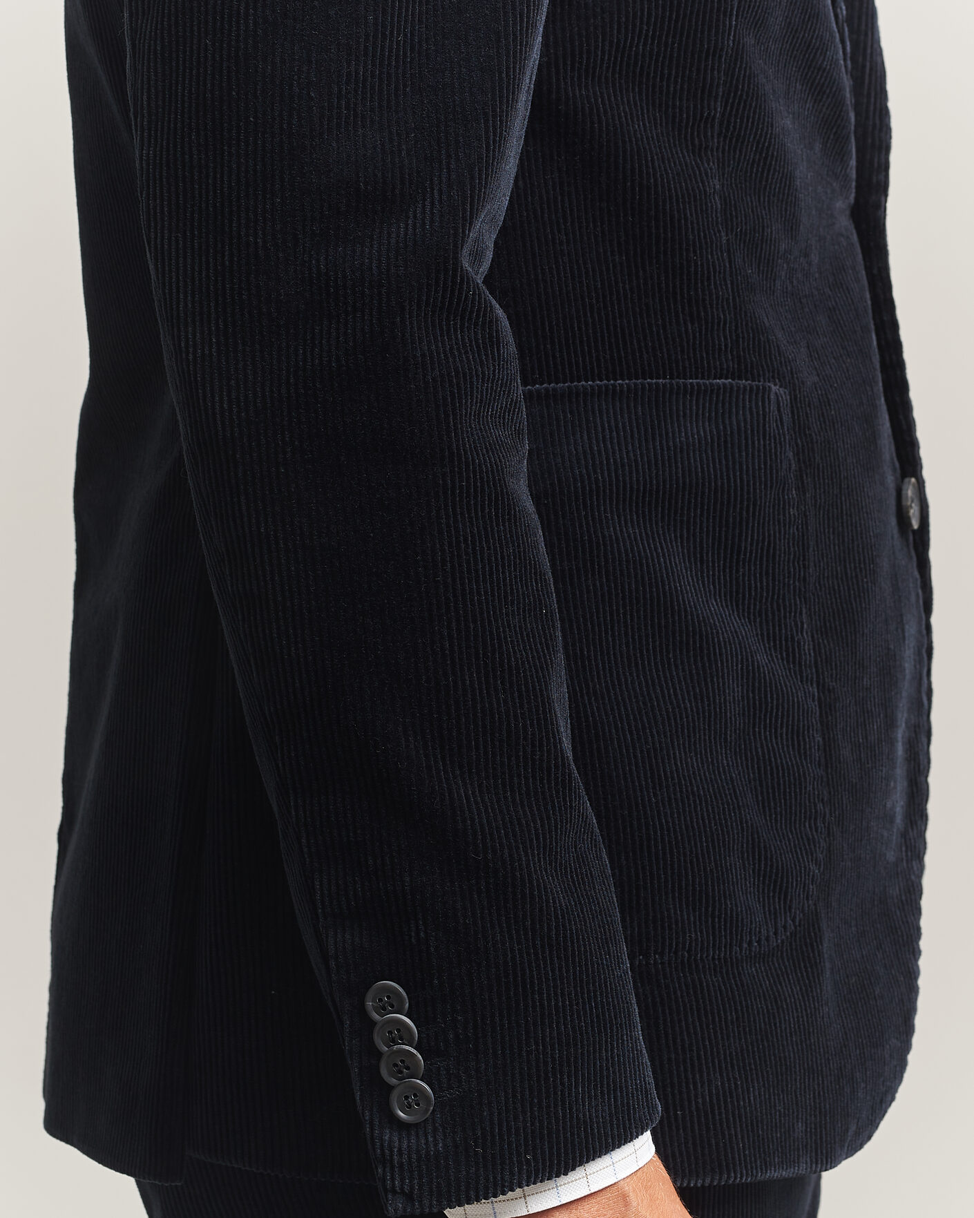 Herre | Blazere & jakker | Oscar Jacobson | Fogerty Patch Pocket Cord Blazer Navy