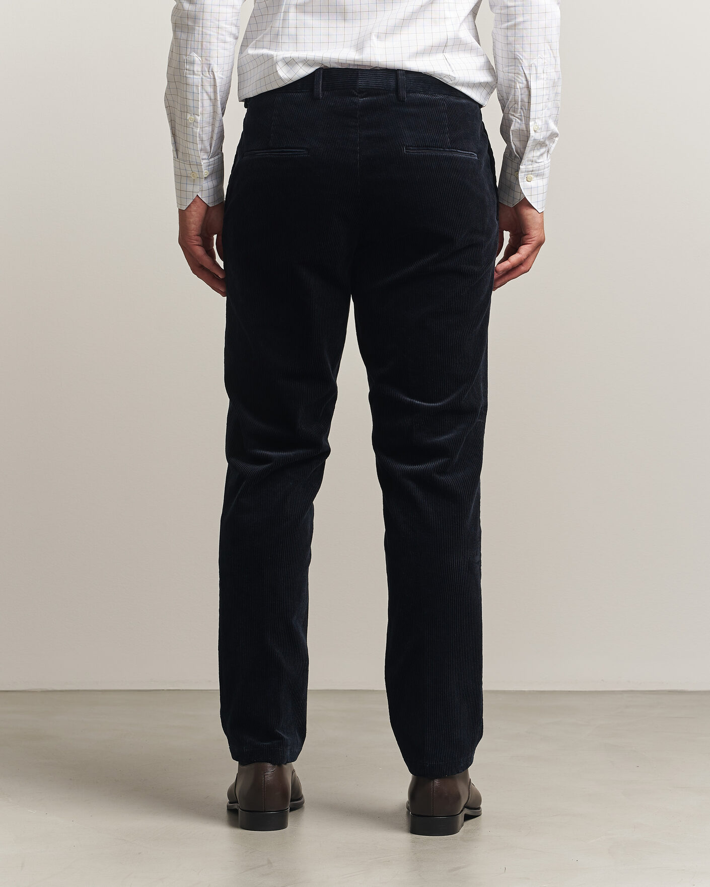 Herre | Bukser | Oscar Jacobson | Dandy Corduroy Trousers Navy