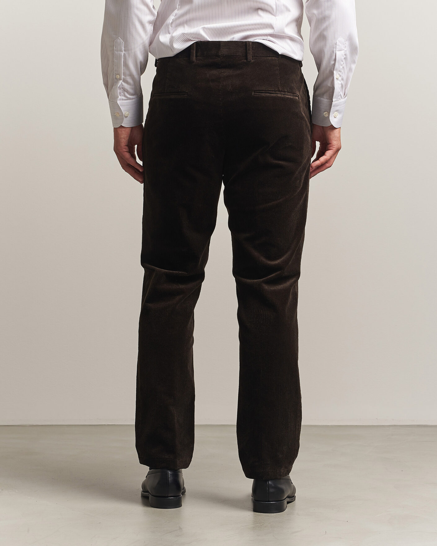 Herre | Bukser | Oscar Jacobson | Dandy Corduroy Trousers Dark Brown