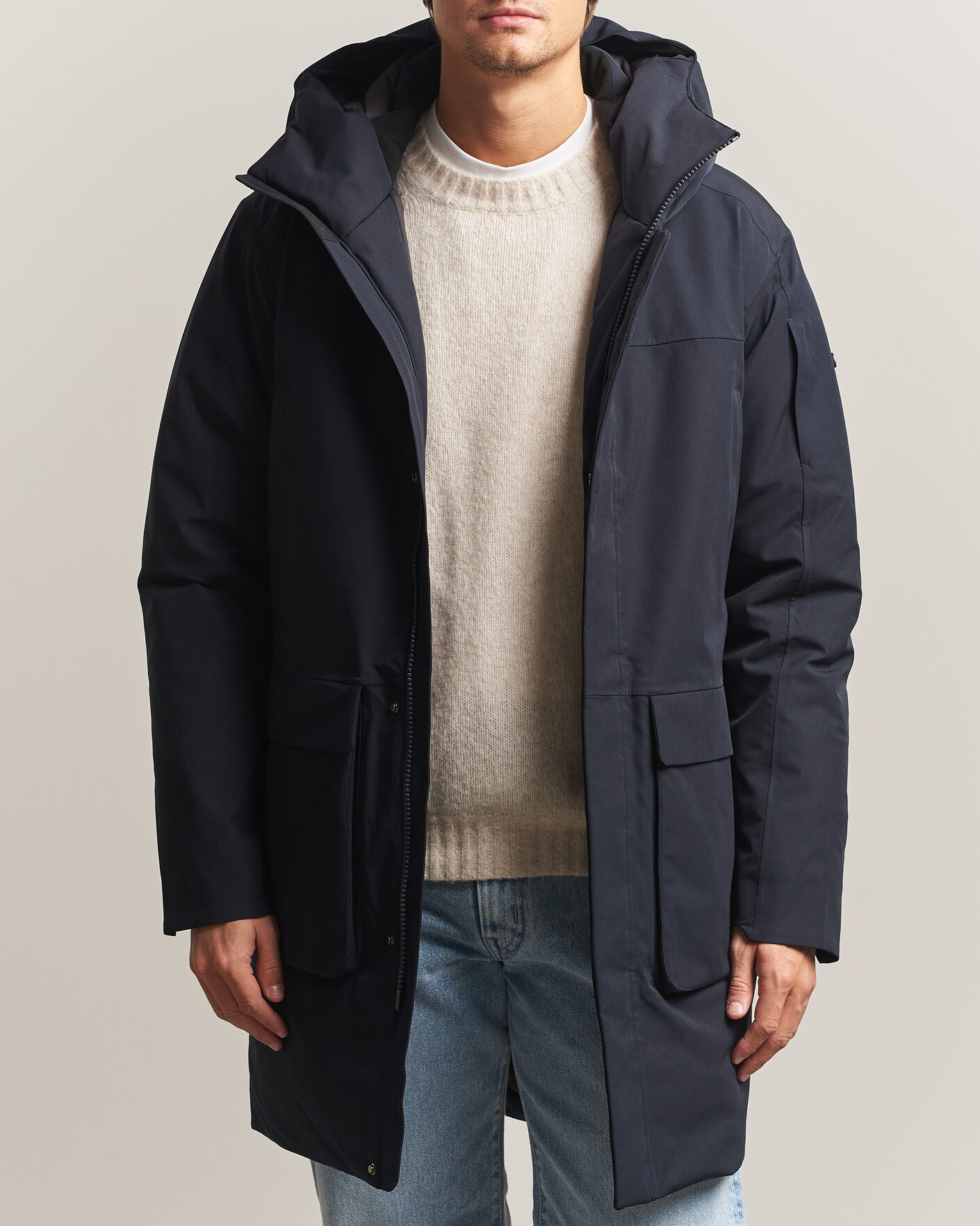 Herre | Jakker | Scandinavian Edition | Guard II Padded Parka Midnight Blue