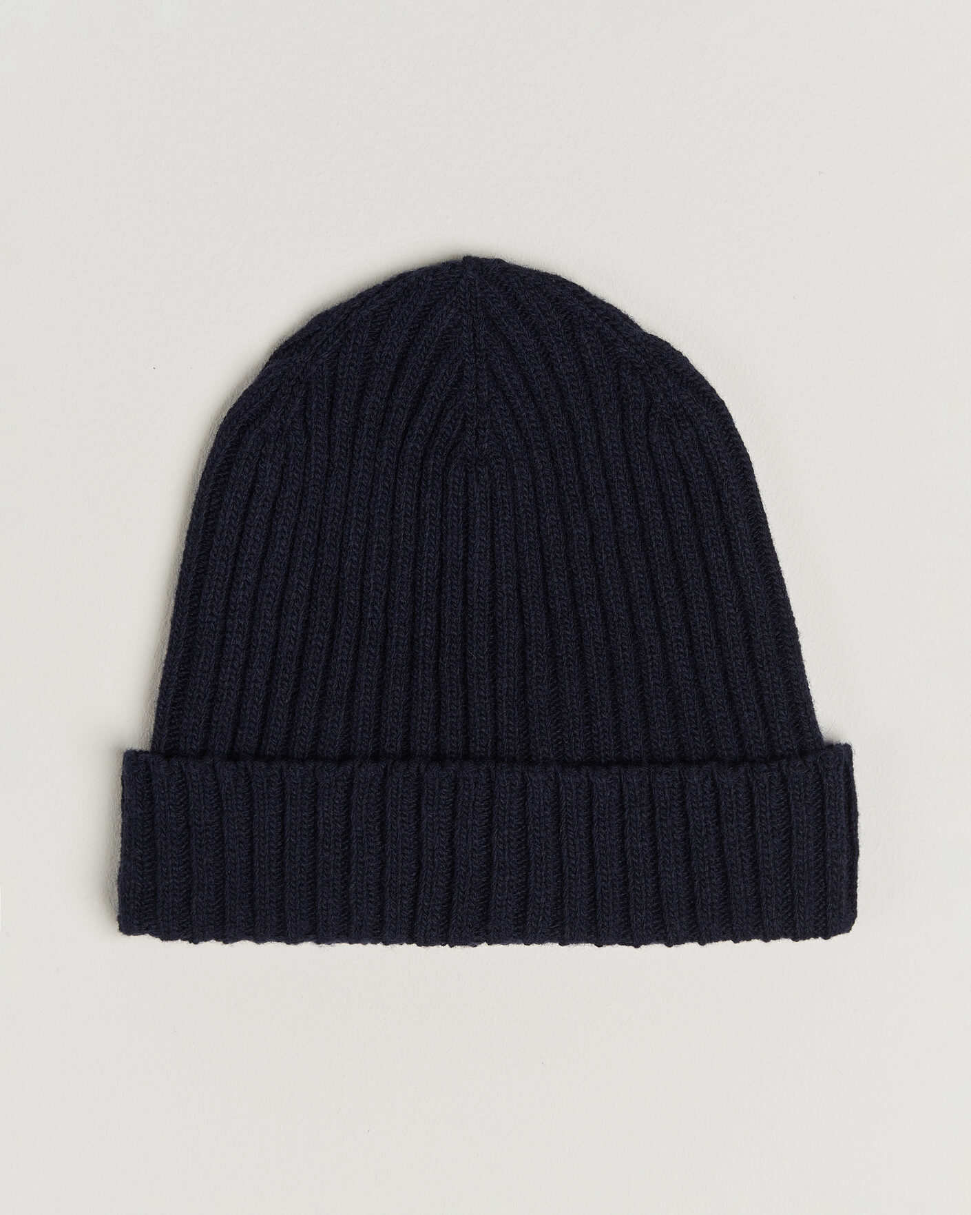 Herre | Huer | Stenströms | Brushed Merino Beanie Navy