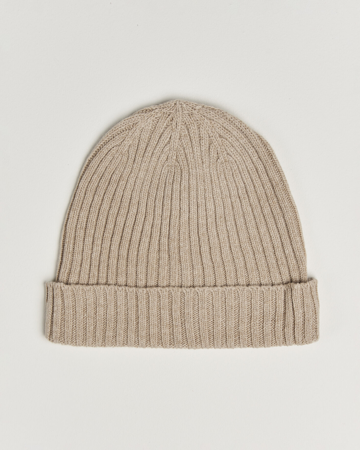 Herre | Huer | Stenströms | Brushed Merino Beanie  Beige