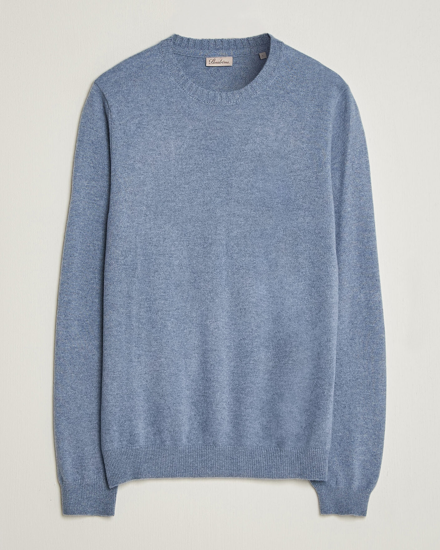Herre | Trøjer | Stenströms | Cashmere Crewneck Light Blue