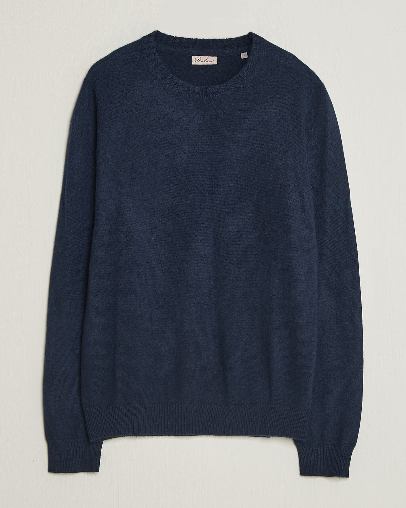 Herre | Trøjer | Stenströms | Cashmere Crewneck Navy