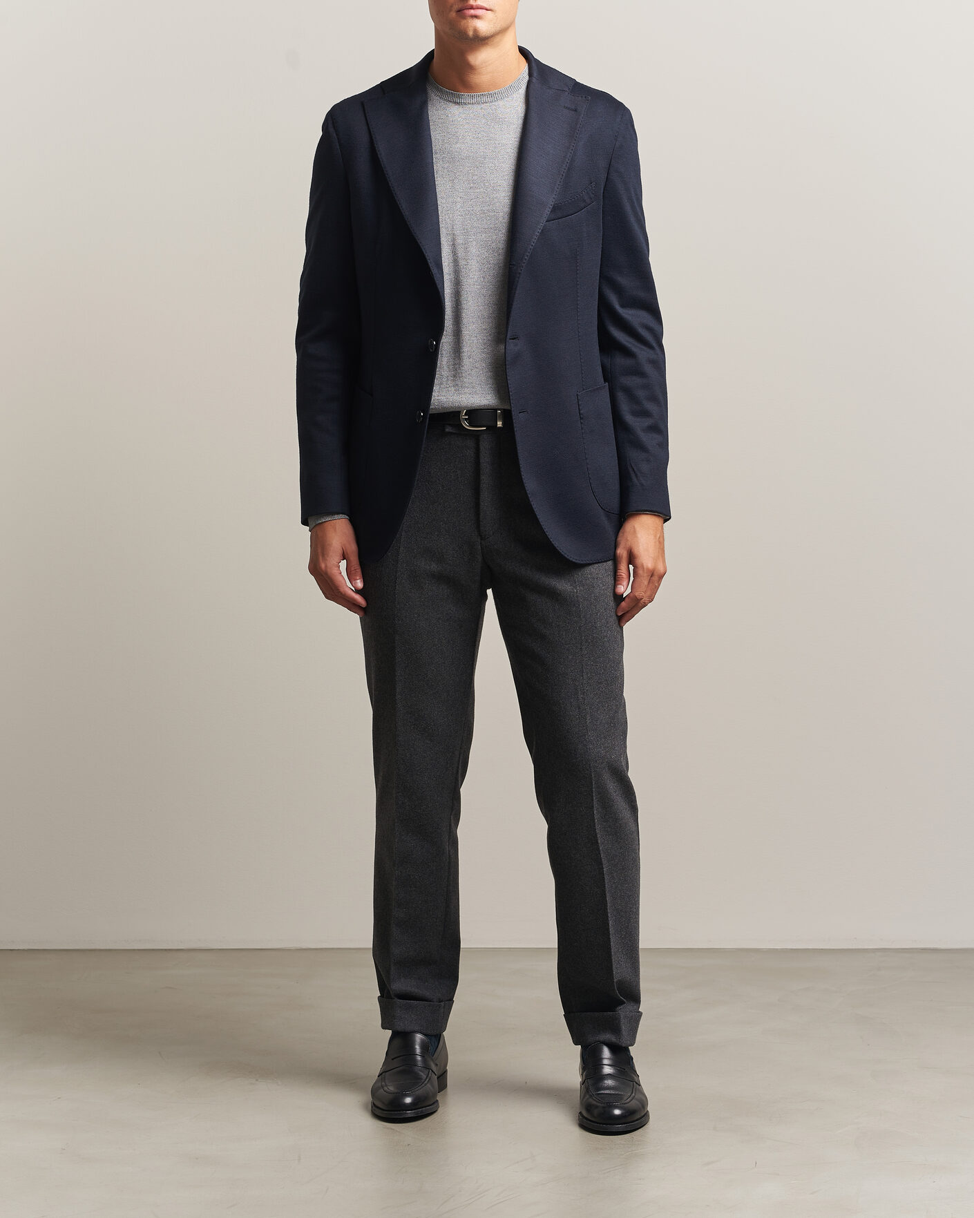 Herre | Blazere & jakker | Stenströms | Wool Jersey Blazer Navy