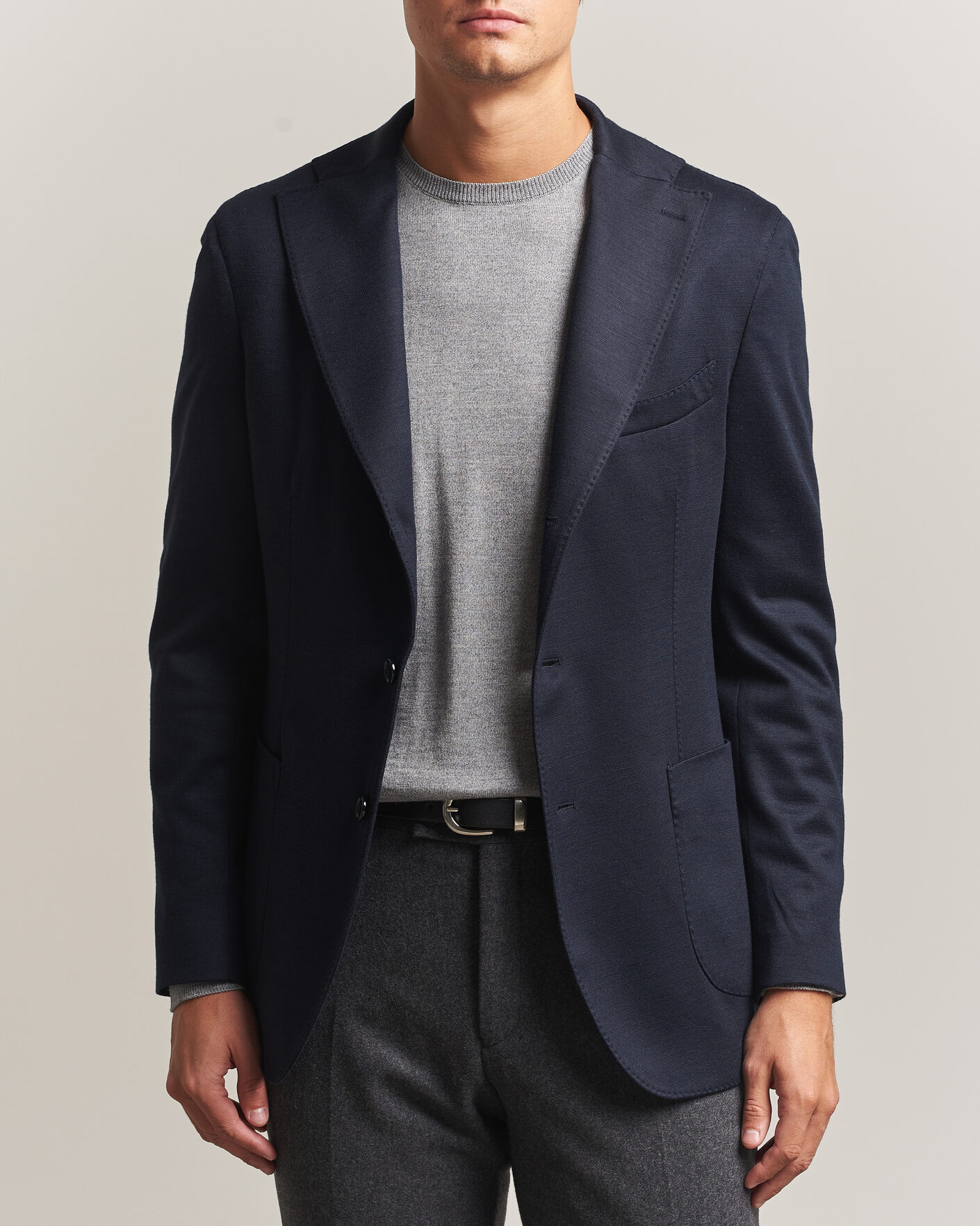 Herre | Blazere & jakker | Stenströms | Wool Jersey Blazer Navy