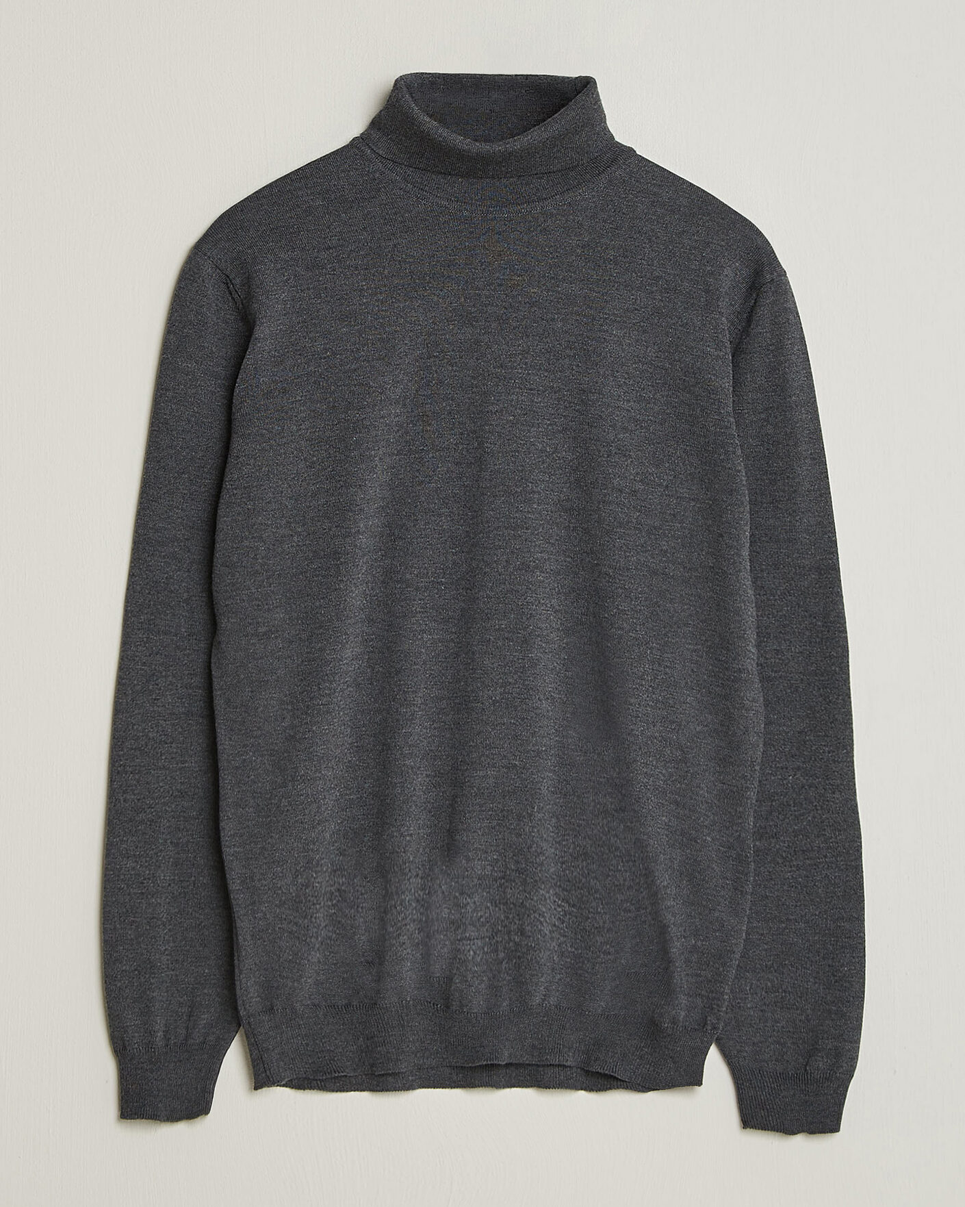 Herre | Trøjer | Stenströms | Merino Rollneck Dark Grey