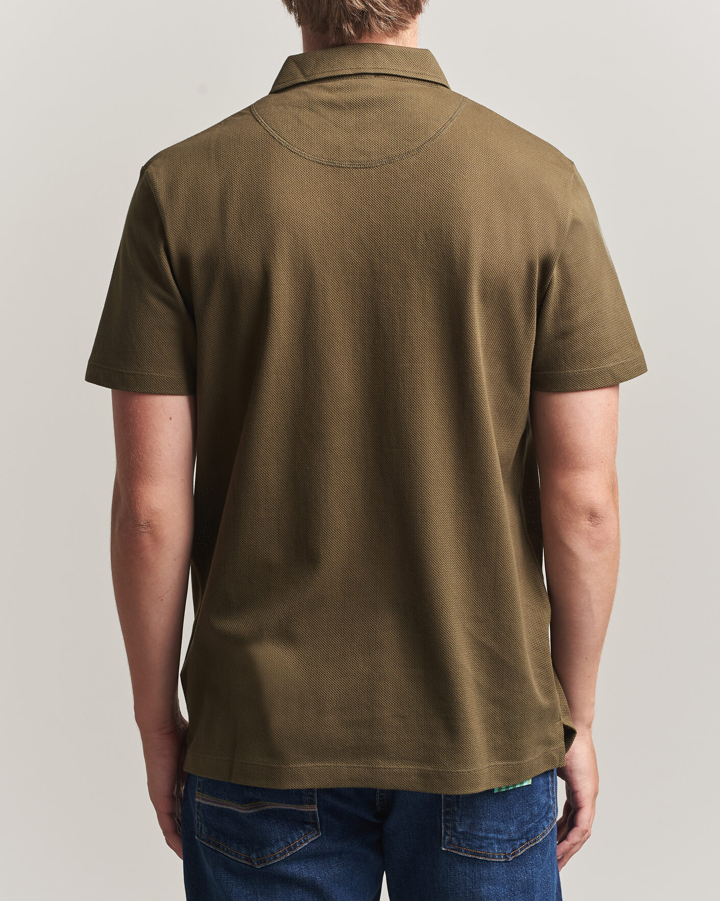 Herre | Polotrøjer | Sunspel | Riviera Polo Shirt Loden Green
