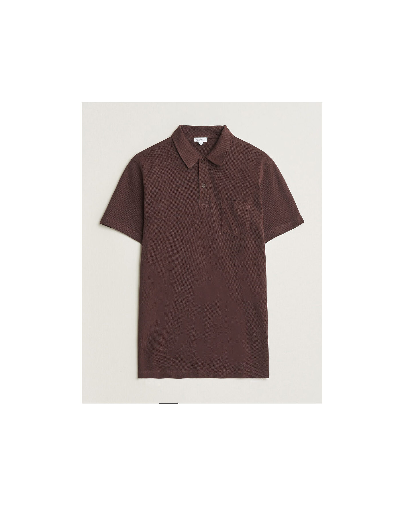 Herre | Polotrøjer | Sunspel | Riviera Polo Shirt Dark Brown