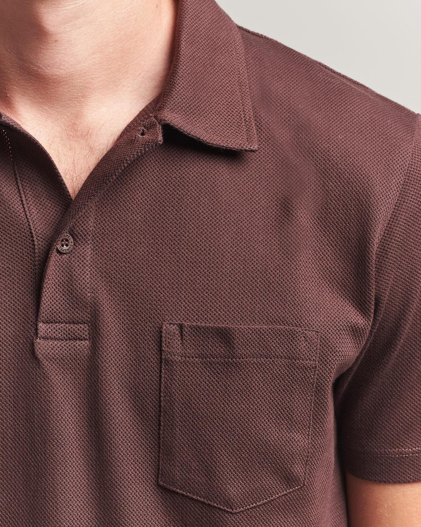Herre | Polotrøjer | Sunspel | Riviera Polo Shirt Dark Brown