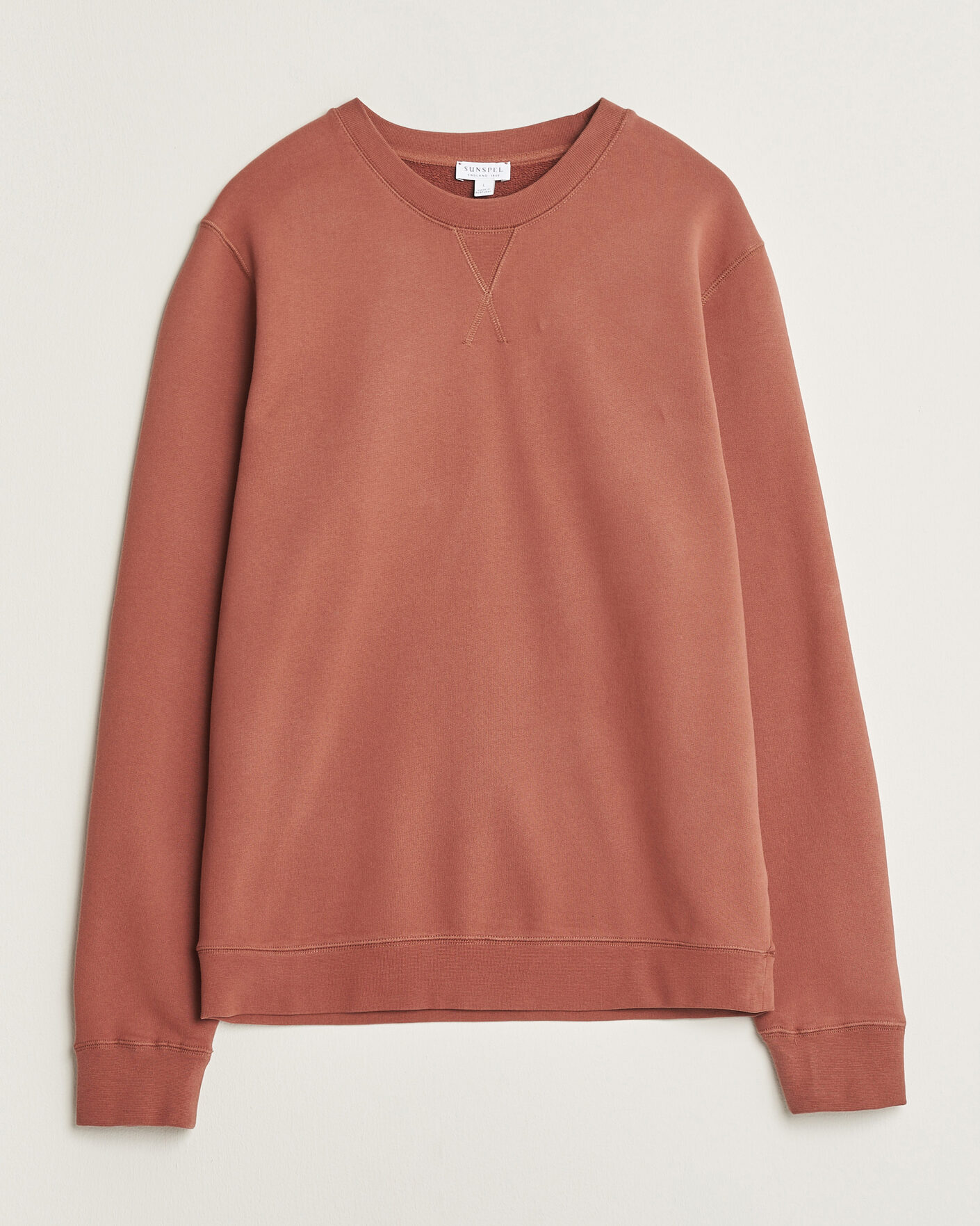 Herre | Trøjer | Sunspel | Loopback Sweatshirt Dark Tabacco