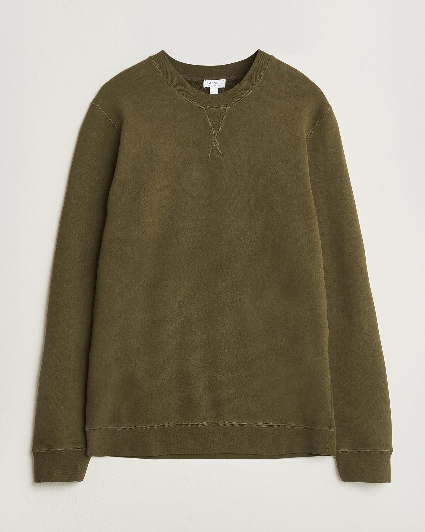 Herre | Trøjer | Sunspel | Loopback Sweatshirt Loden Green