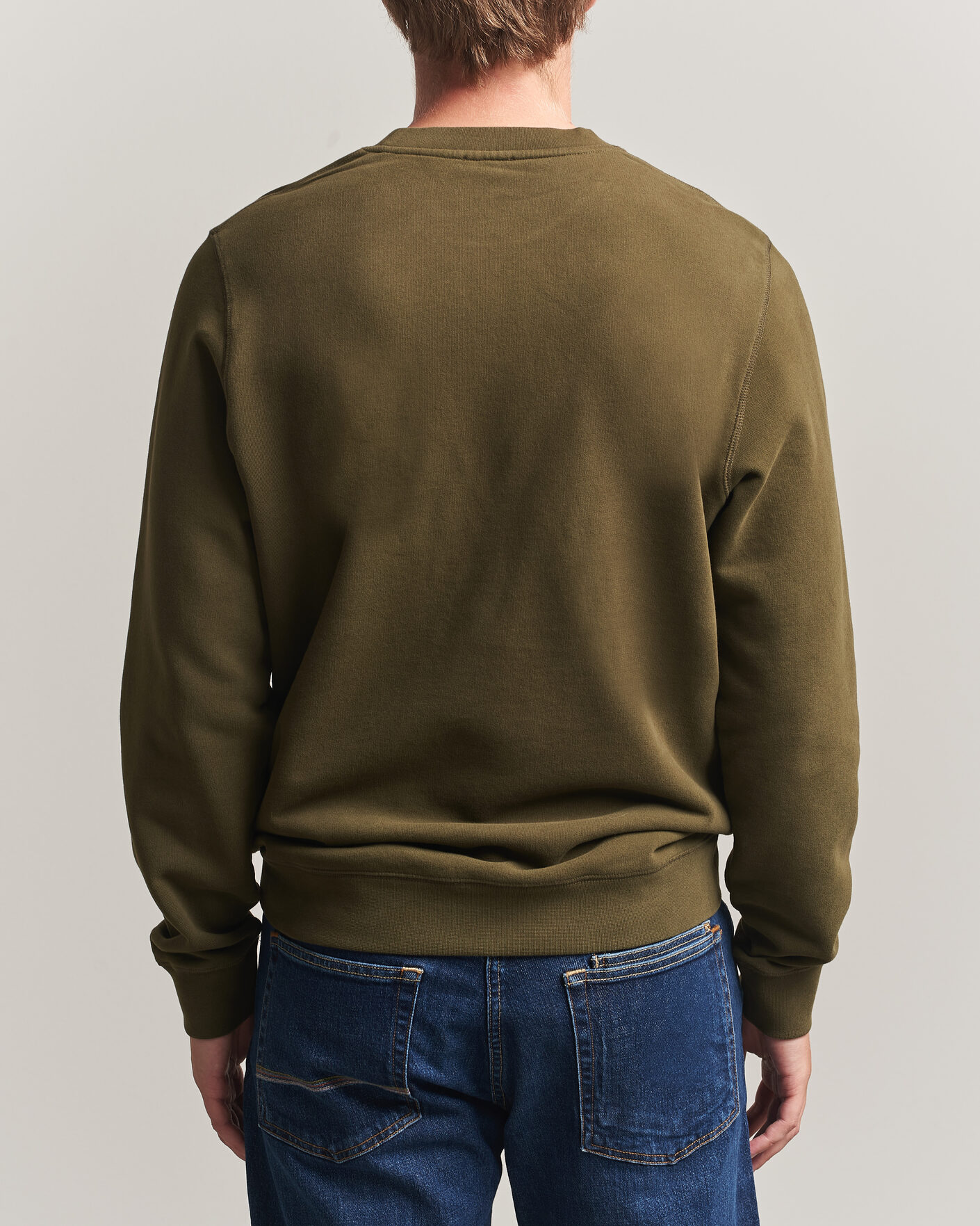 Herre | Trøjer | Sunspel | Loopback Sweatshirt Loden Green