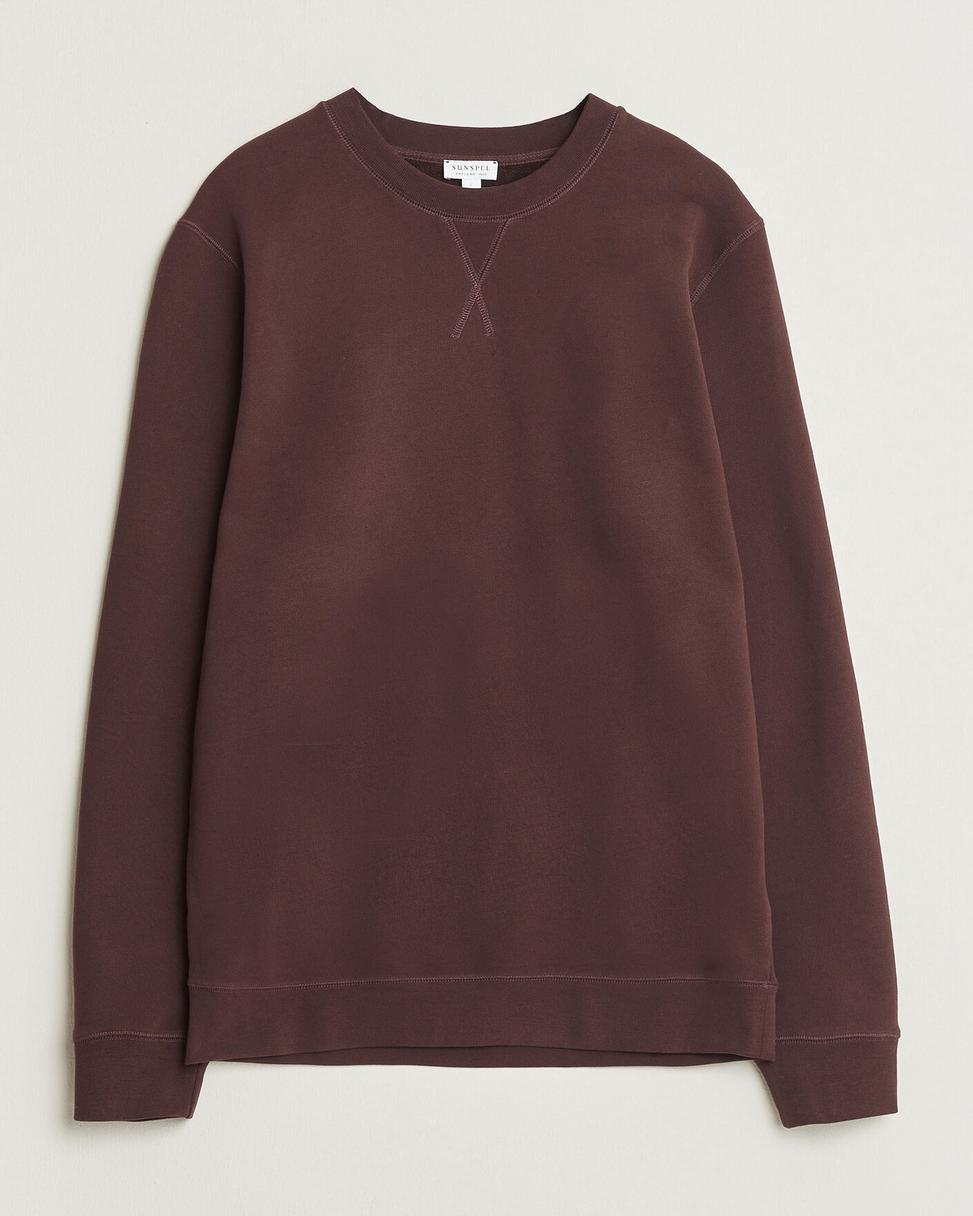 Herre | Trøjer | Sunspel | Loopback Sweatshirt Dark Brown