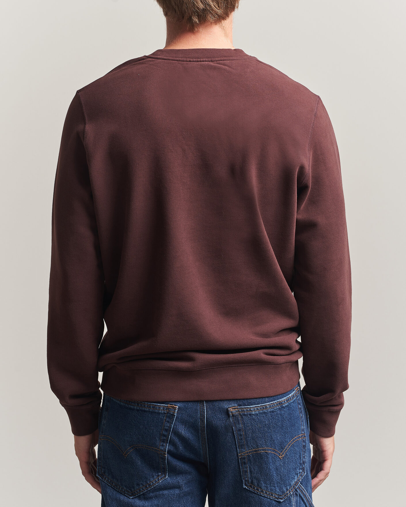 Herre | Trøjer | Sunspel | Loopback Sweatshirt Dark Brown