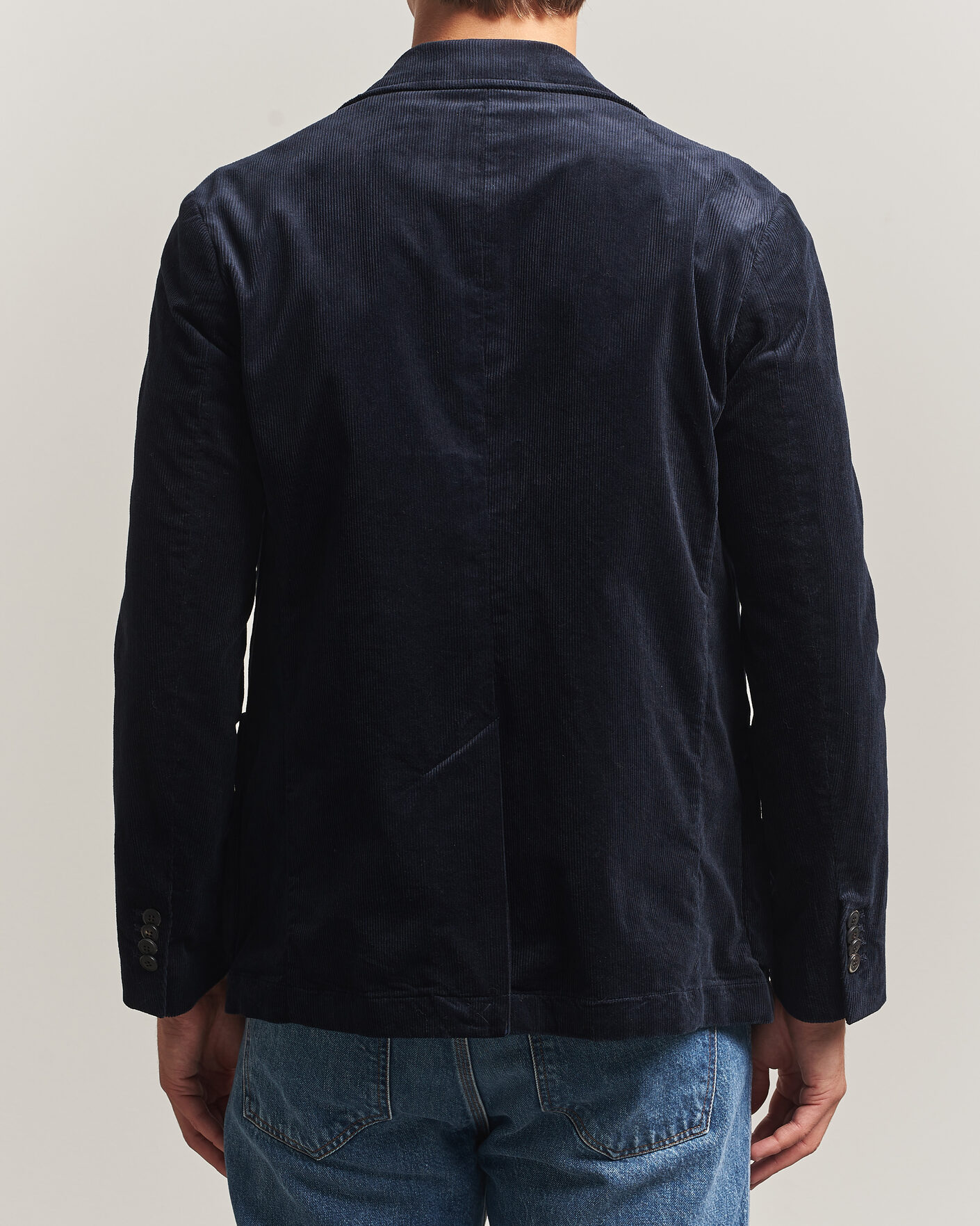 Herre | Blazere & jakker | Sunspel | Relaxed Corduroy Blazer Navy
