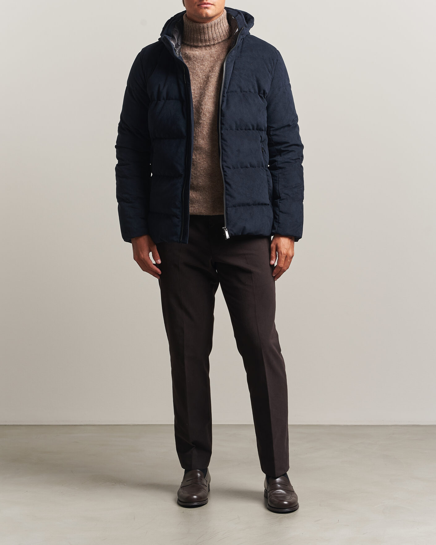 Herre | Jakker | UBR | Concord Jacket Savile Neo Suede Navy