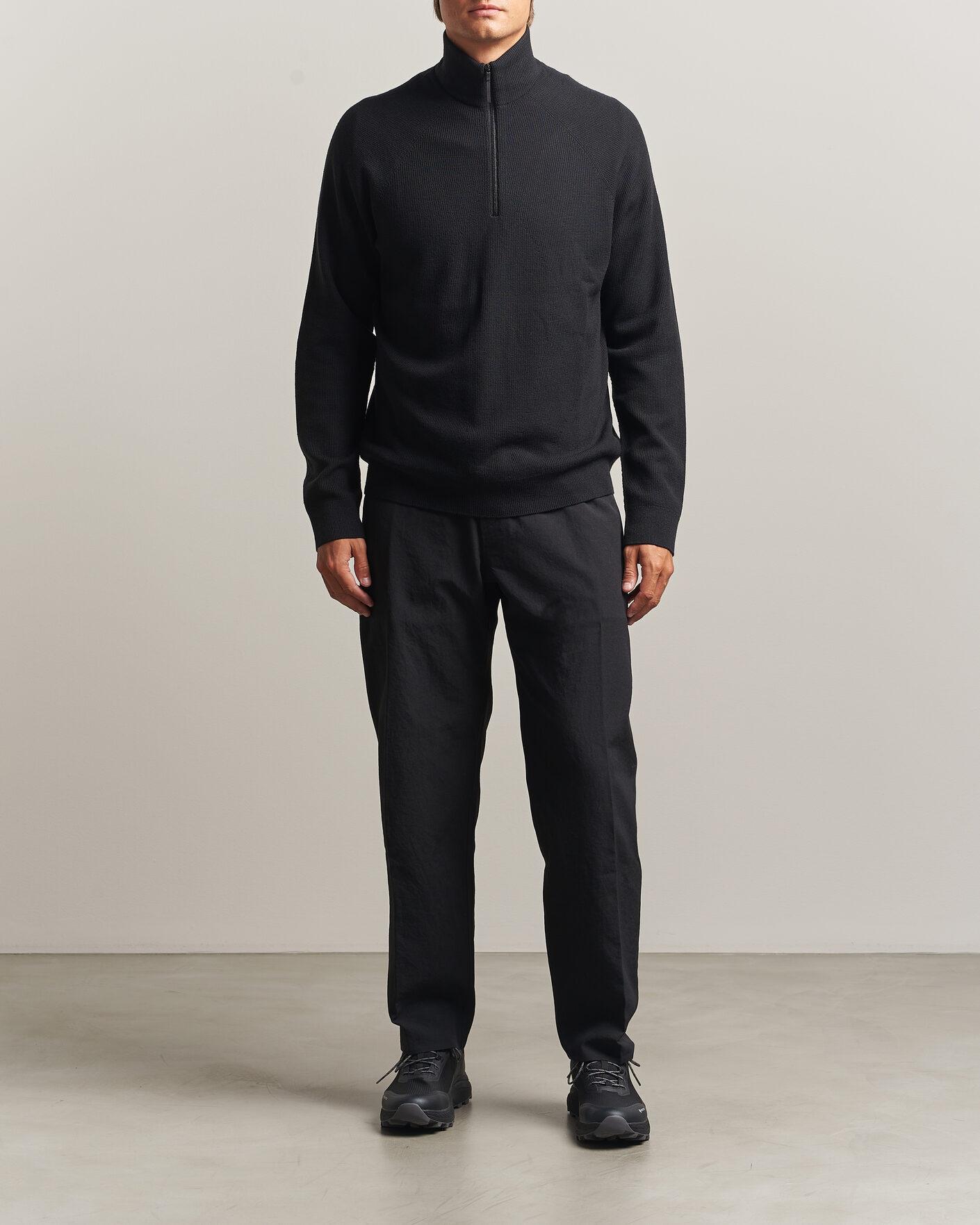 Herre | Trøjer | Arc'teryx Veilance | Conic Wool Half-Zip Black