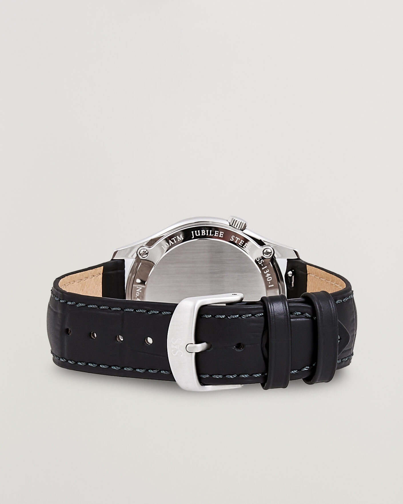 Herre | Sjöö Sandström Jubilee Steel Quartz 40mm Black Calf Blue Dial | Sjöö Sandström | Jubilee Steel Quartz 40mm Black Calf Blue Dial