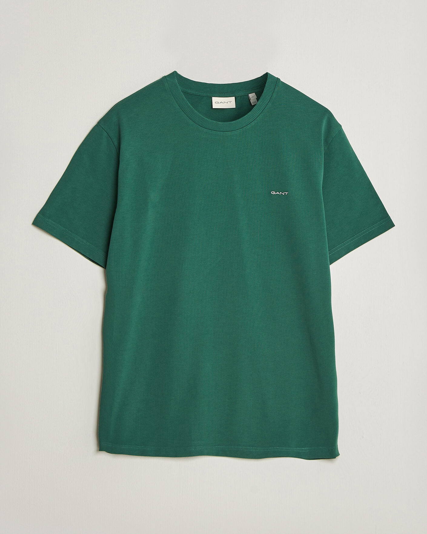 Herre | T-Shirts | Gant | Tournament Crew Neck T-Shirt Green