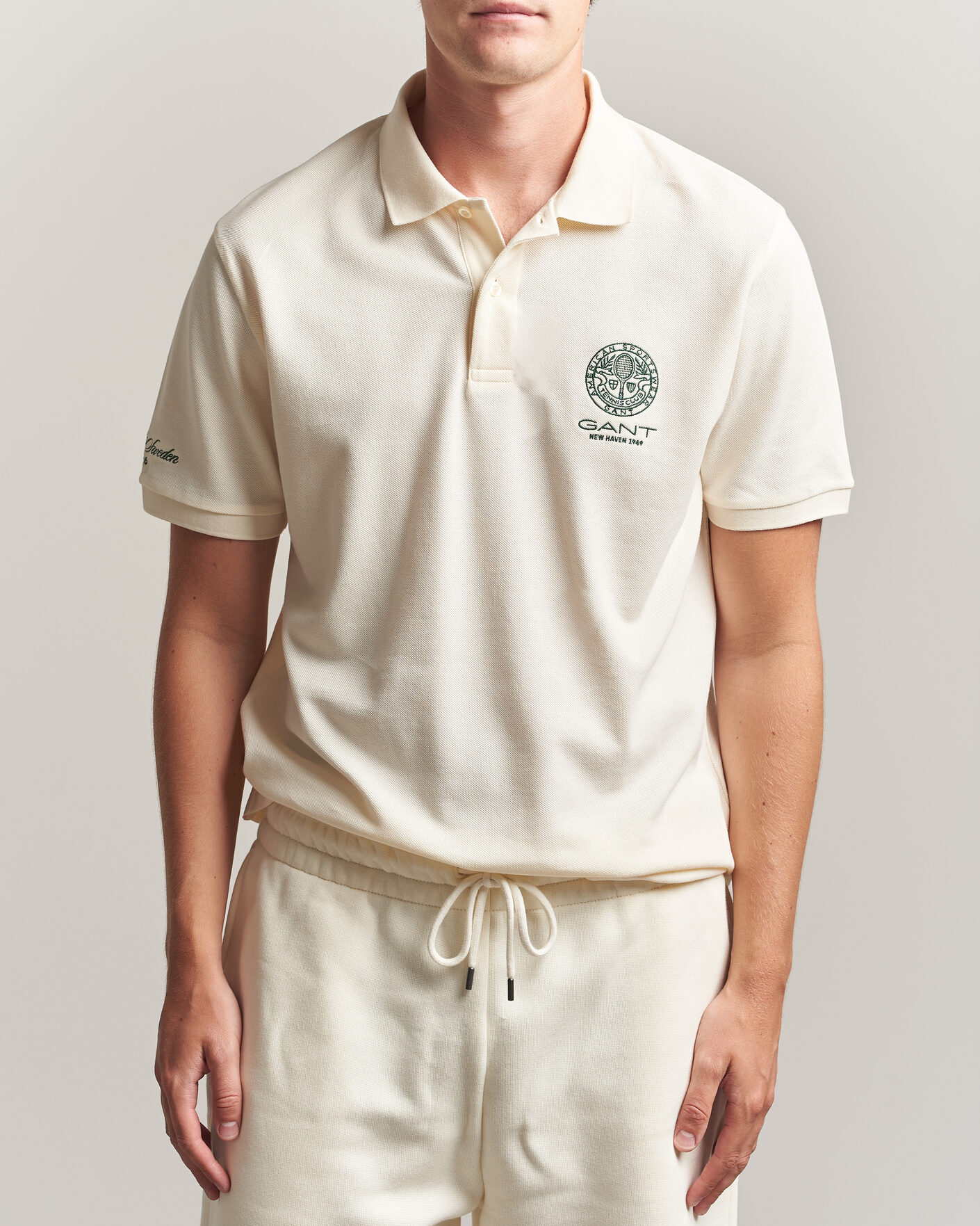 Herre | Polotrøjer | Gant | Tournament Pique Cream