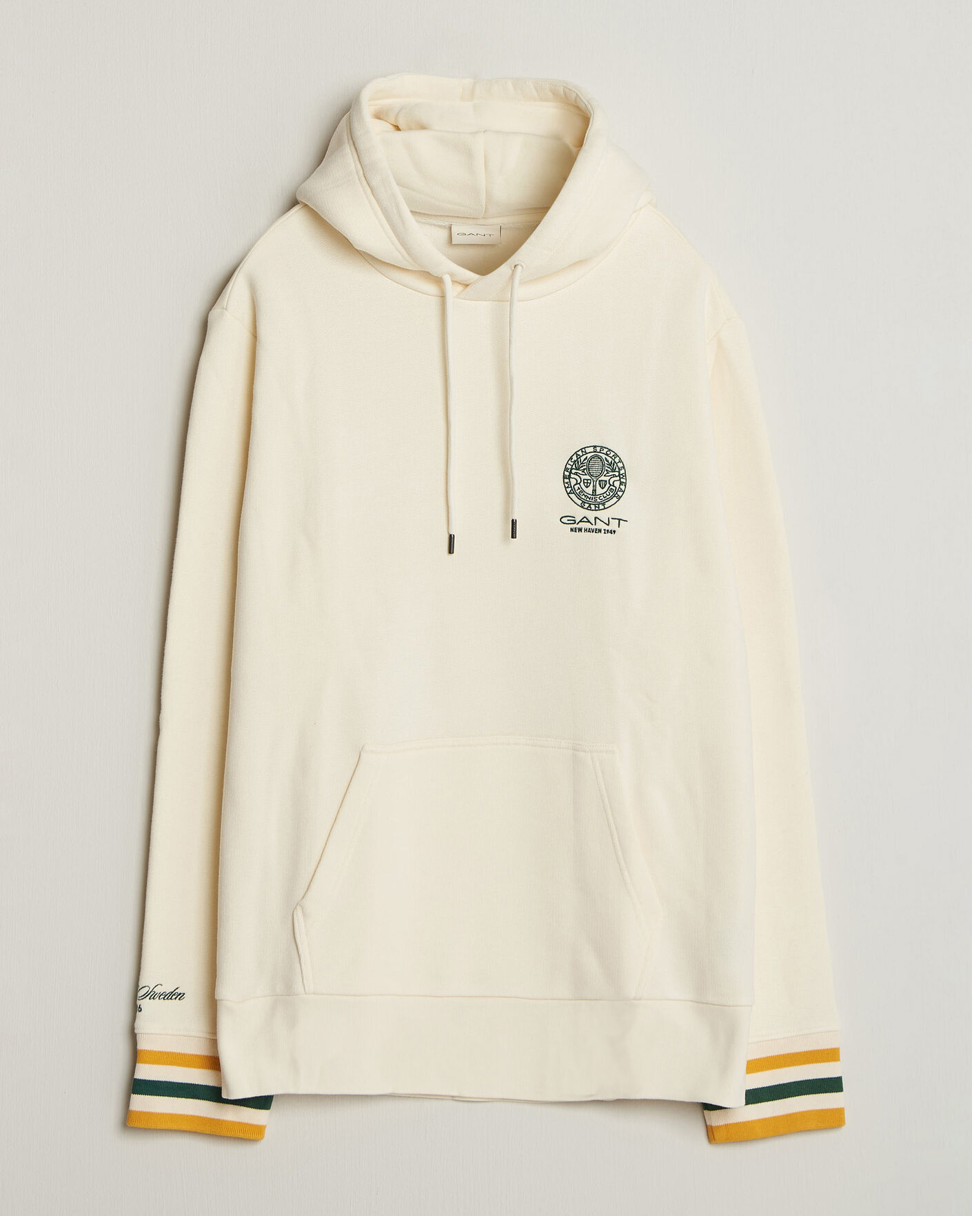 Herre | Trøjer | Gant | Tournament Hoodie Cream