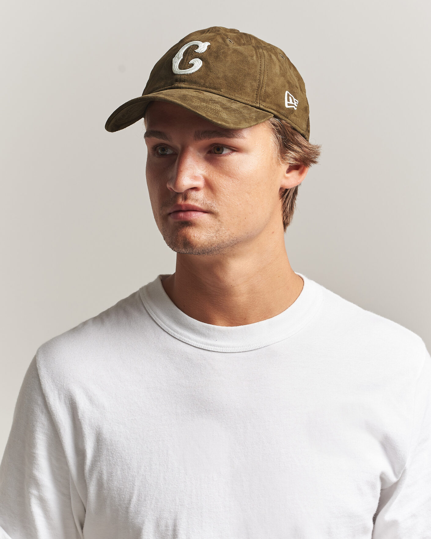 Herre | Hatte & kasketter | New Era | 9Twenty Suede Chicago Cubs Cap Brown