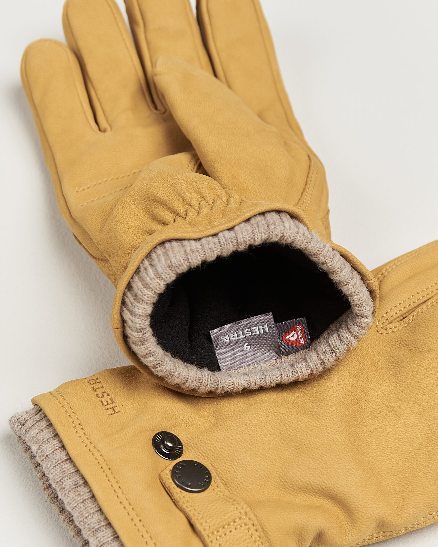 Herre | Handsker | Hestra | Bergvik Fleece Liner Buckle Nubuck Glove Tan
