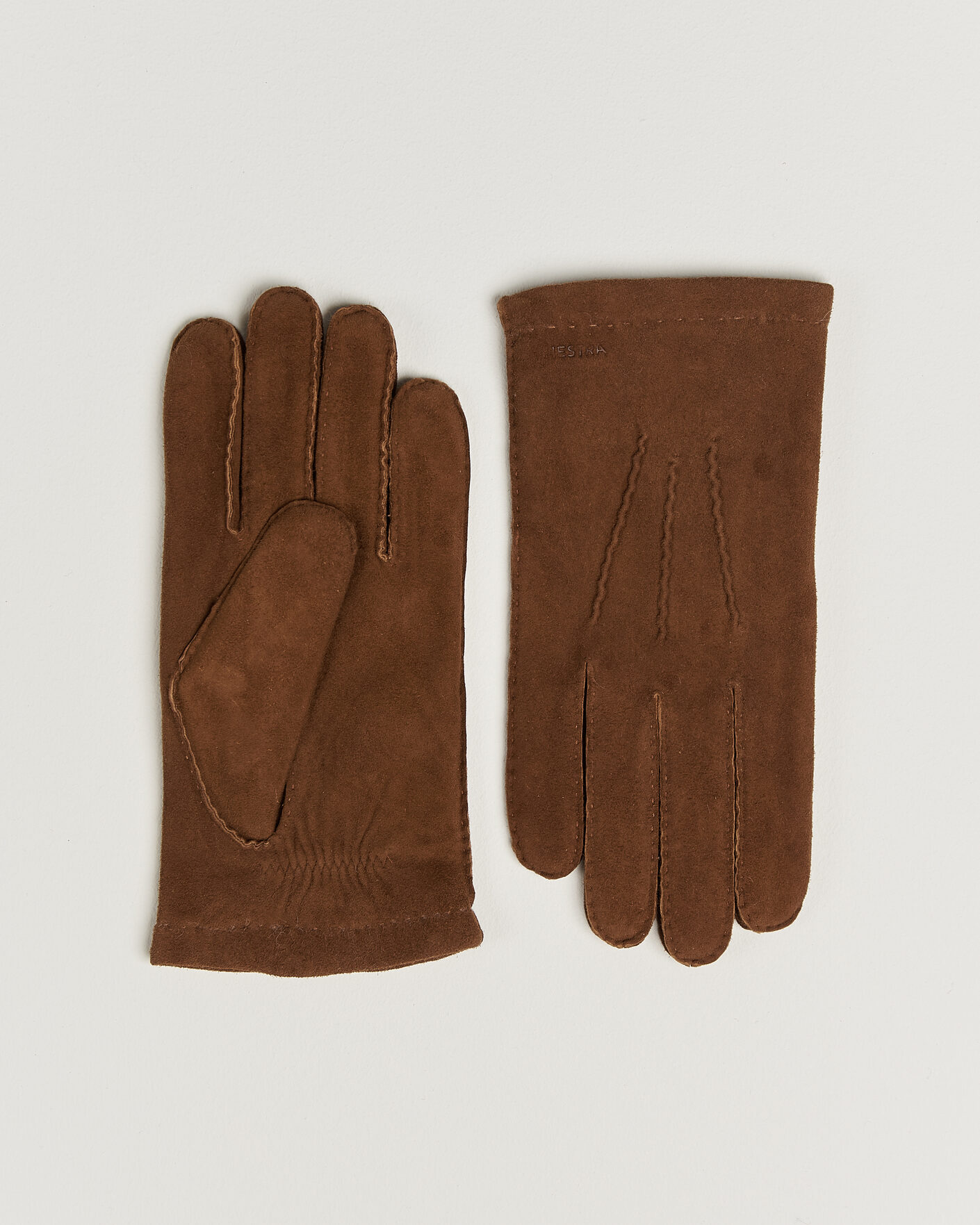 Herre | Handsker | Hestra | Arthur Wool Lined Suede Glove Whiskey