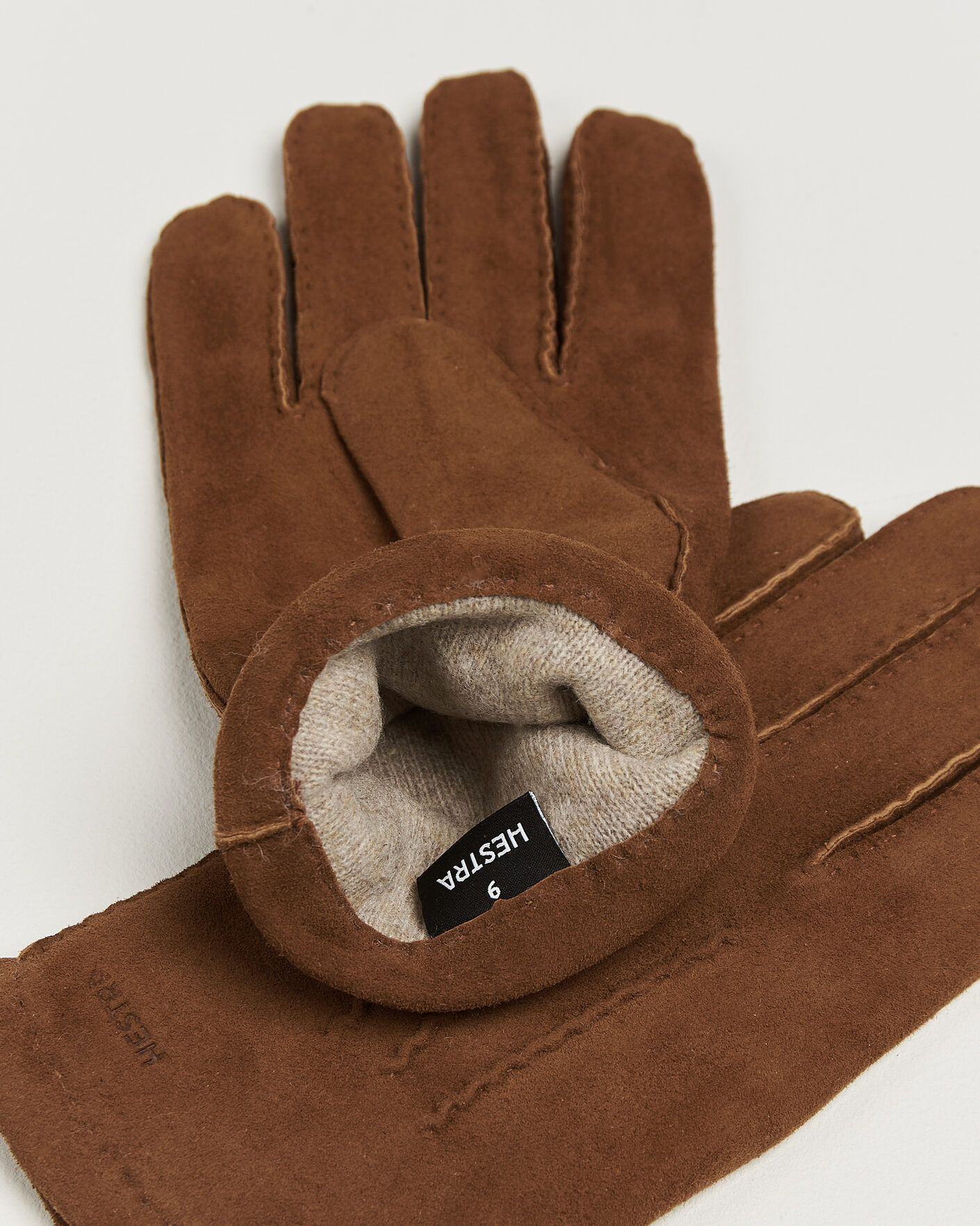 Herre | Handsker | Hestra | Arthur Wool Lined Suede Glove Whiskey