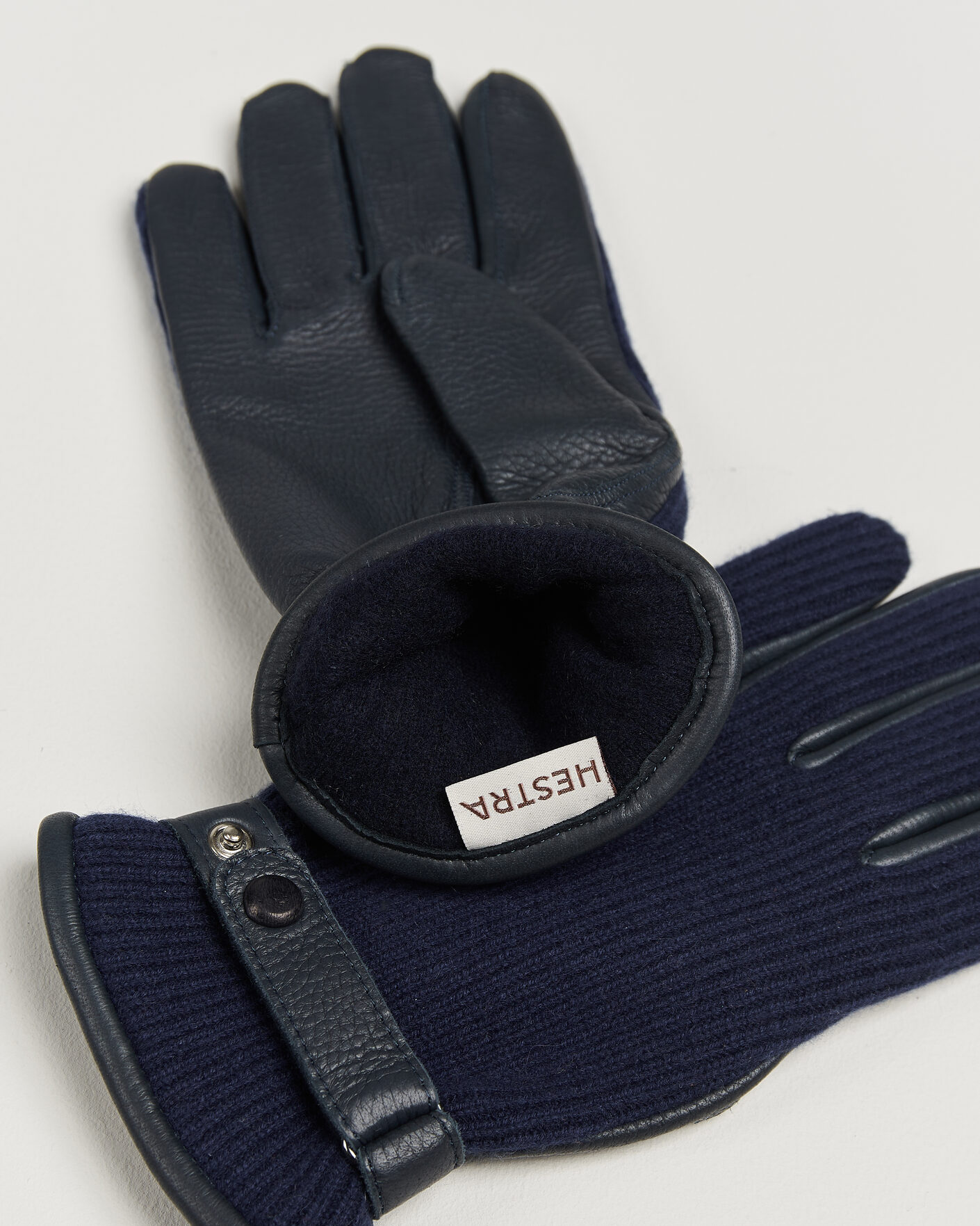 Herre | Handsker | Hestra | Christopher Cashmere/Elkskin Glove Navy