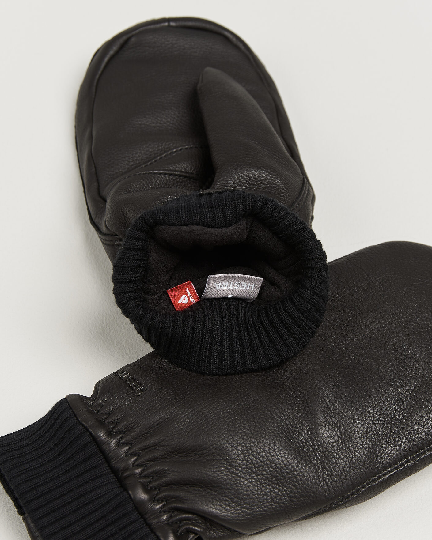 Herre | Handsker | Hestra | Tore Deerskin Primaloft Lined Mitt Black