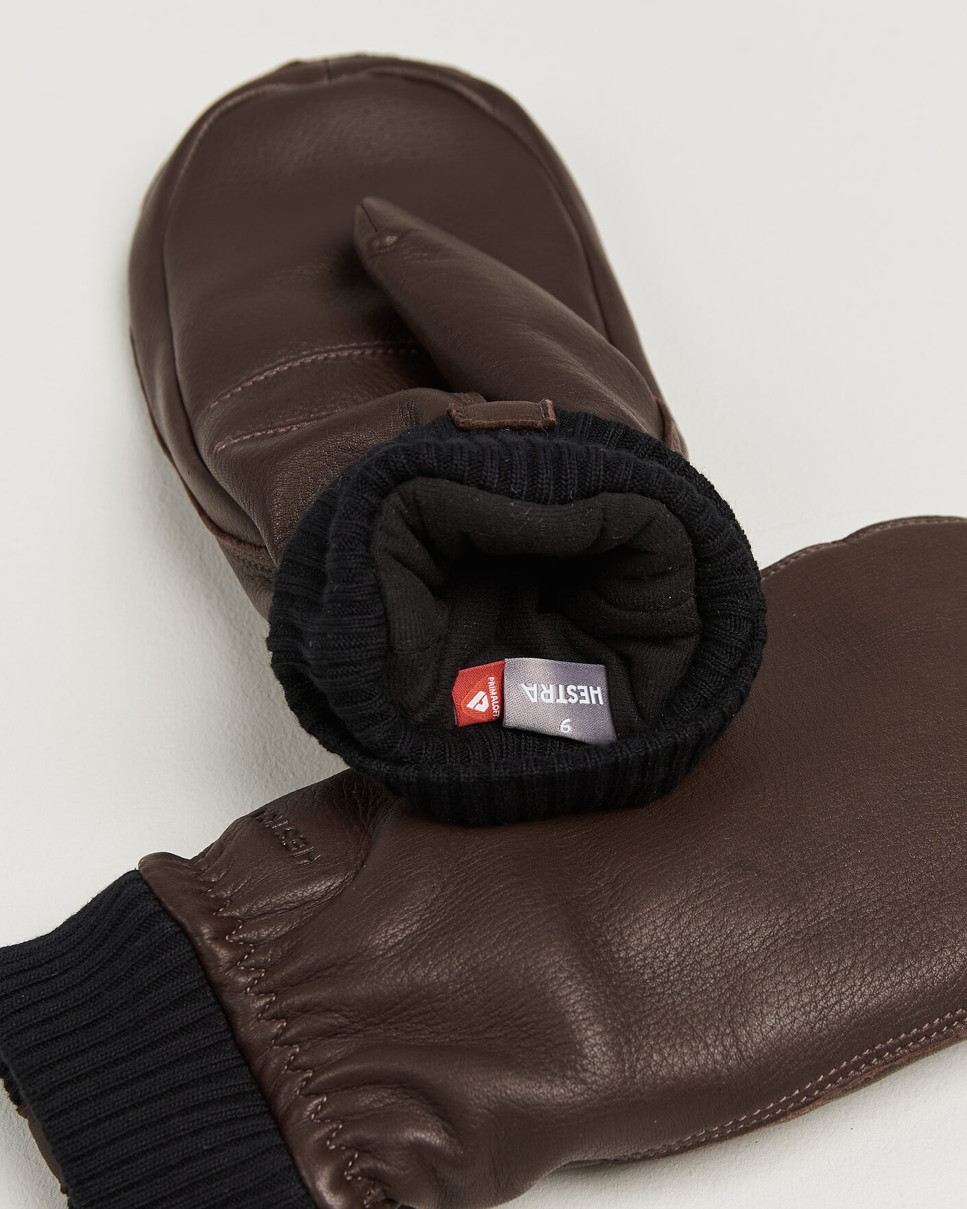Herre | Handsker | Hestra | Tore Deerskin Primaloft Lined Mitt Chocolate