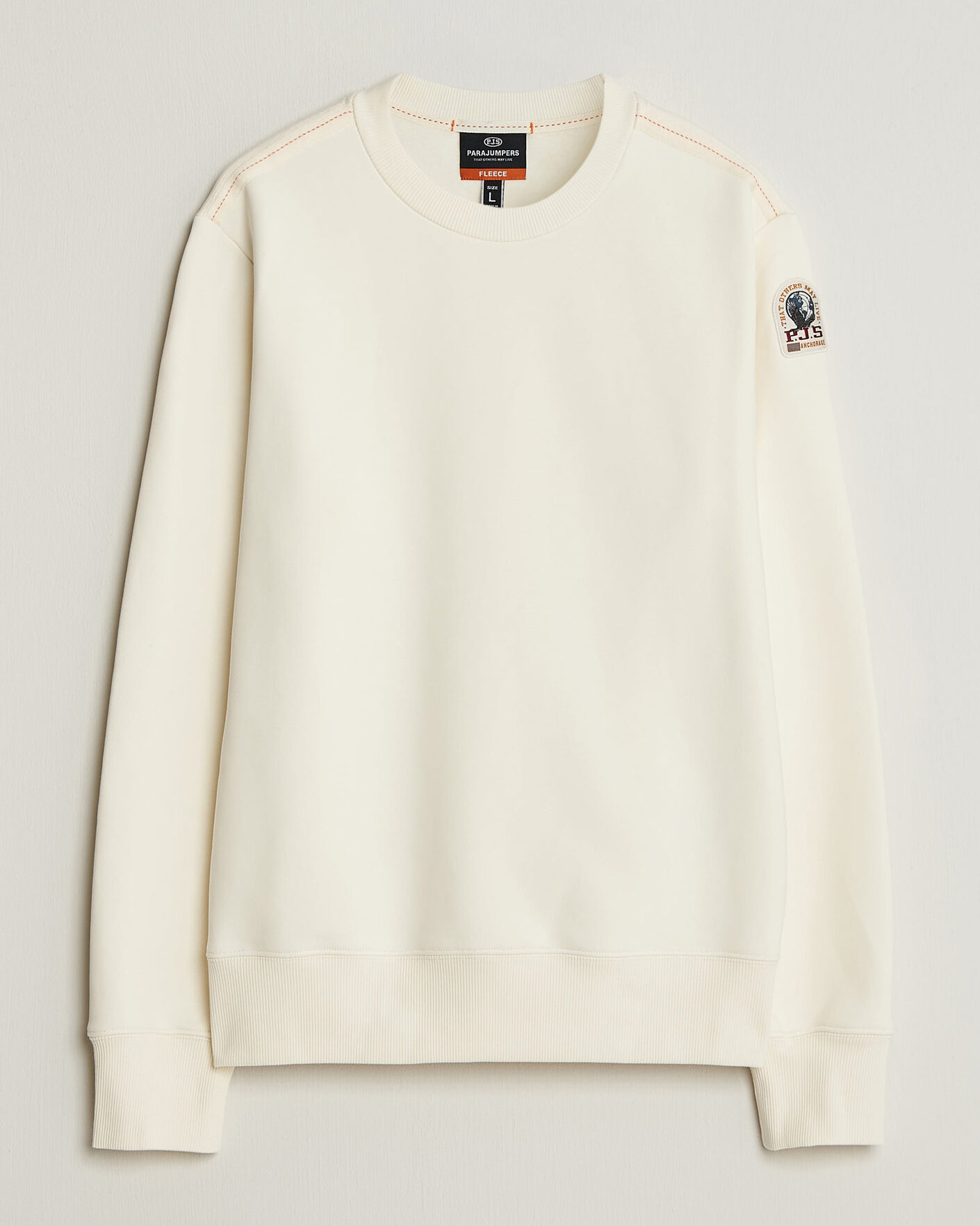 Herre | Trøjer | Parajumpers | K2 Super Easy Sweatshirt Warm Ivory