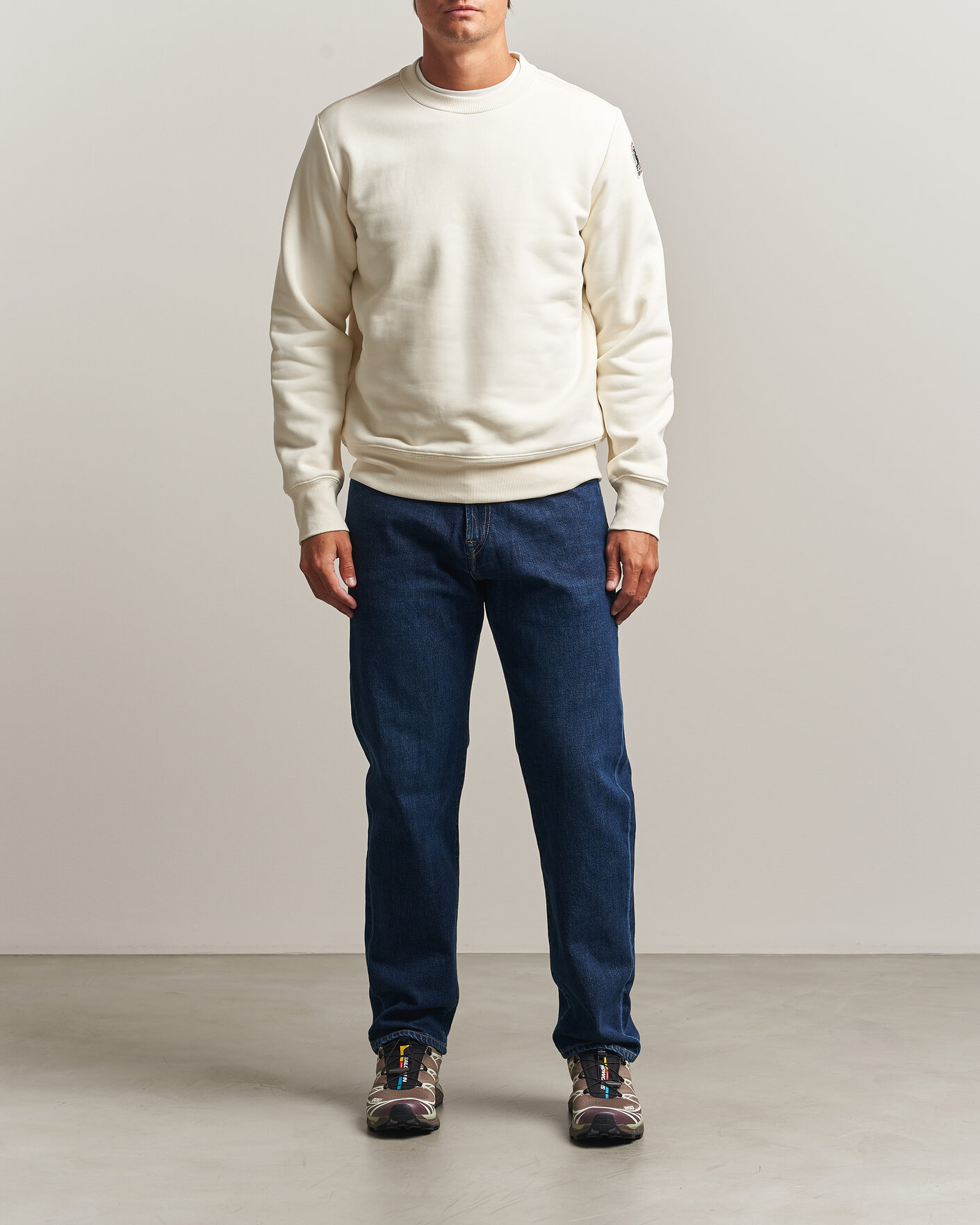 Herre | Trøjer | Parajumpers | K2 Super Easy Sweatshirt Warm Ivory